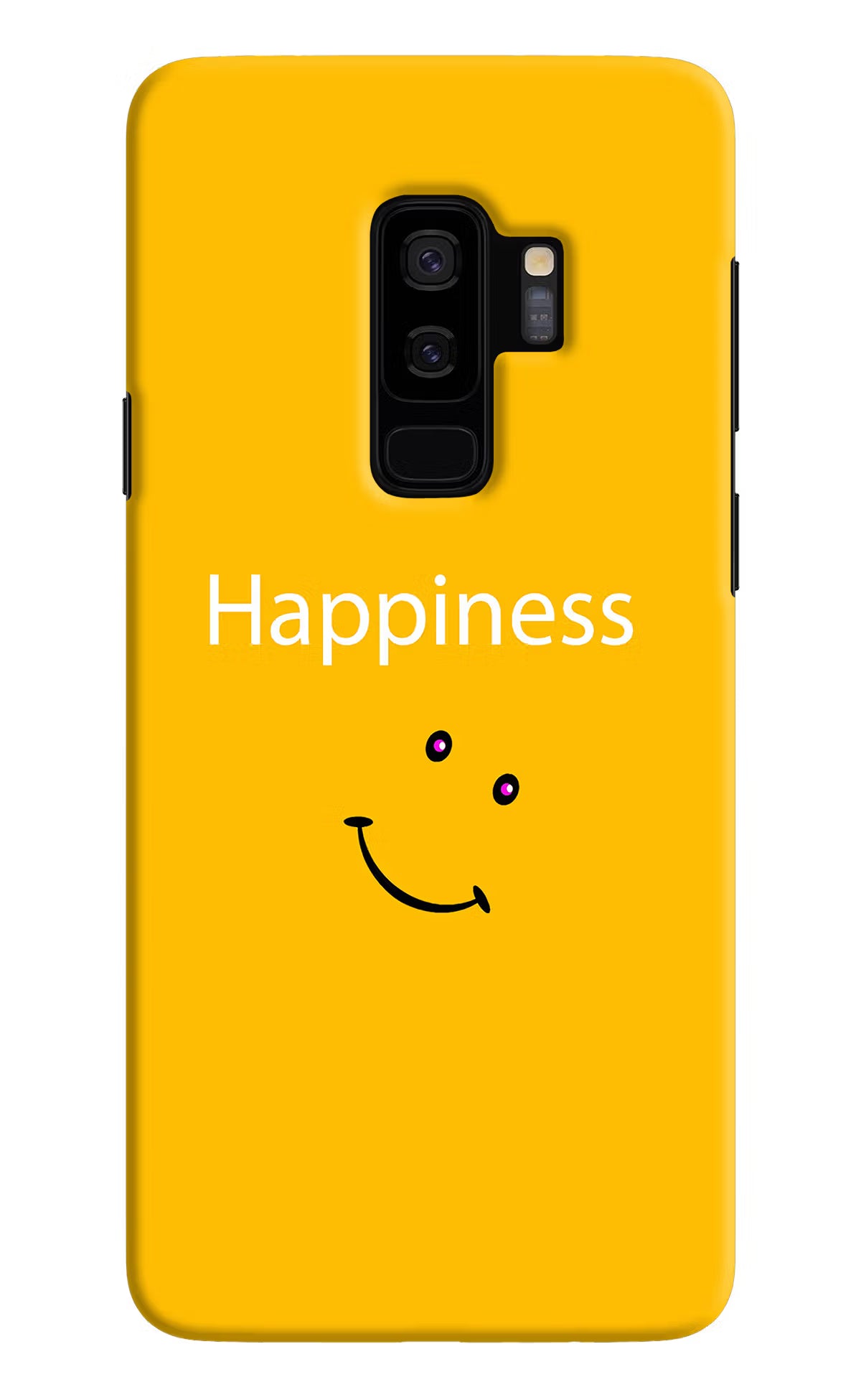 Happiness With Smiley Samsung S9 Plus Back Cover - Happiness With Smiley Samsung S9 Plus Hard Case Back Cover by Casekaro Happiness With Smiley Samsung S9 Plus Hard Case Back Cover by Casekaro