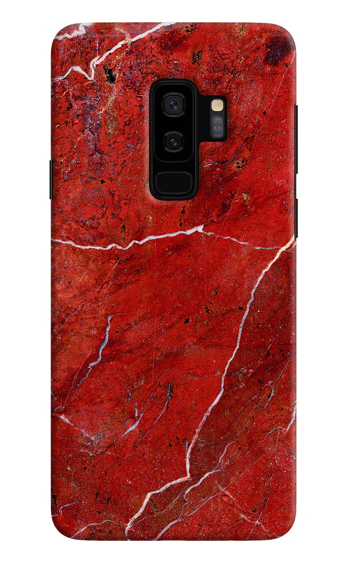 Red Marble Design Samsung S9 Plus Back Cover - Red Marble Design Samsung S9 Plus Hard Case Back Cover by Casekaro Red Marble Design Samsung S9 Plus Hard Case Back Cover by Casekaro