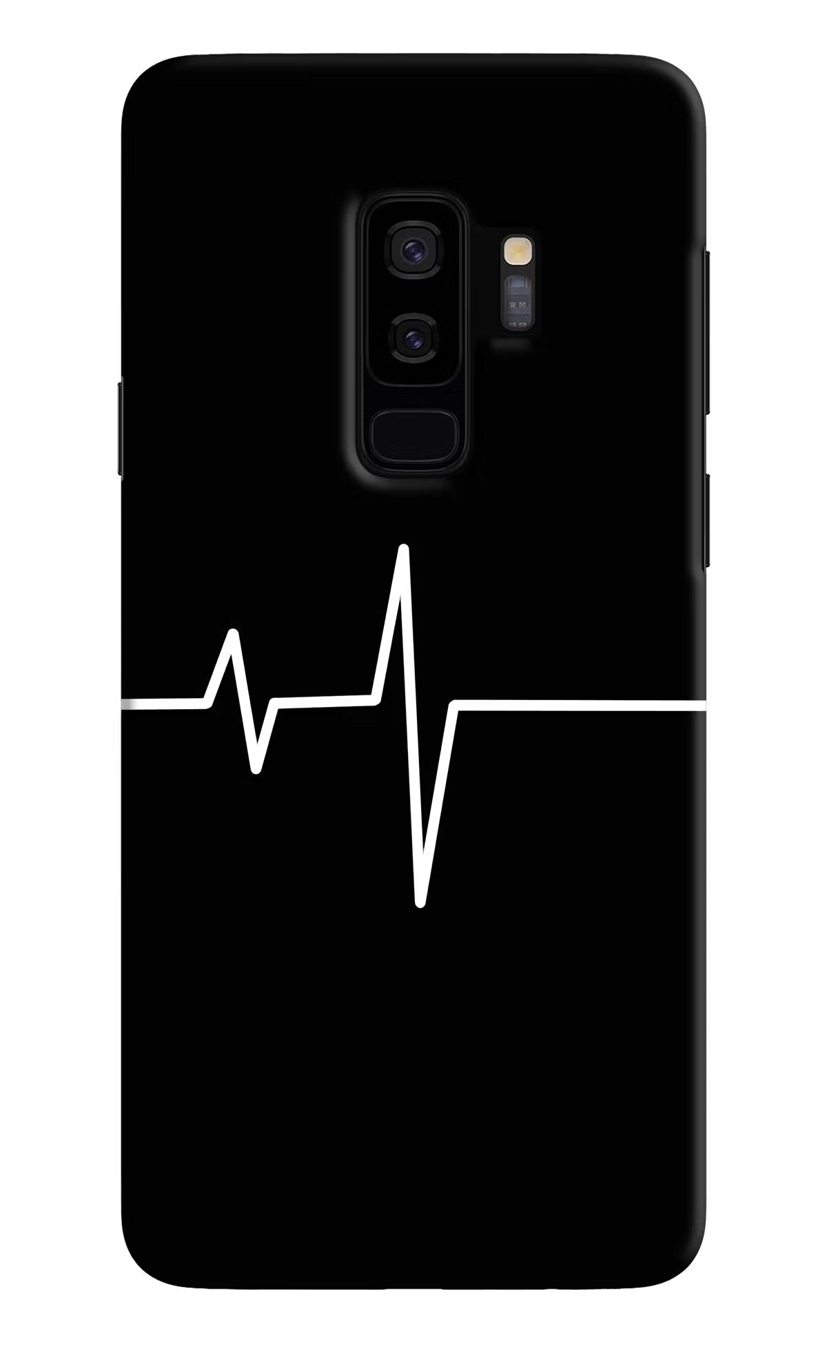 Heart Beats Samsung S9 Plus Back Cover - Heart Beats Samsung S9 Plus Hard Case Back Cover by Casekaro Heart Beats Samsung S9 Plus Hard Case Back Cover by Casekaro