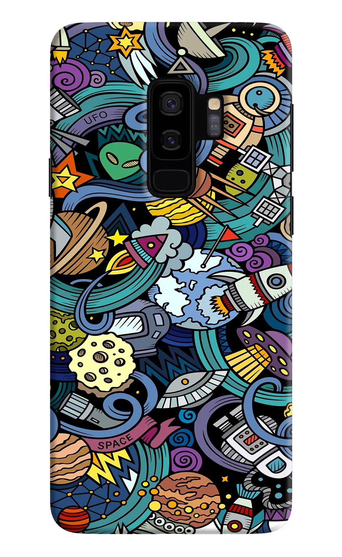 Space Abstract Samsung S9 Plus Back Cover - Space Abstract Samsung S9 Plus Hard Case Back Cover by Casekaro Space Abstract Samsung S9 Plus Hard Case Back Cover by Casekaro