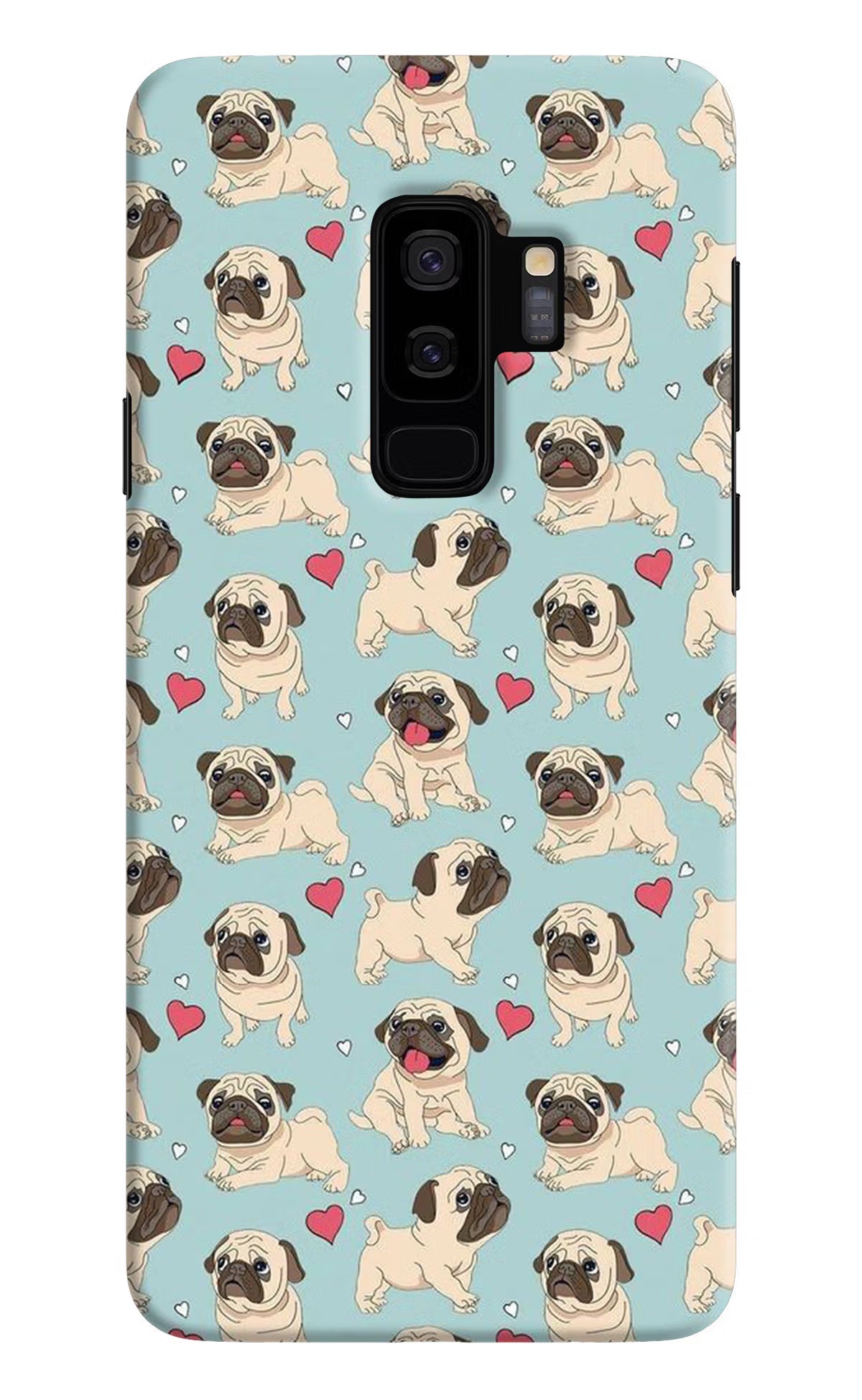 Pug Dog Samsung S9 Plus Back Cover - Pug Dog Samsung S9 Plus Hard Case Back Cover by Casekaro Pug Dog Samsung S9 Plus Hard Case Back Cover by Casekaro
