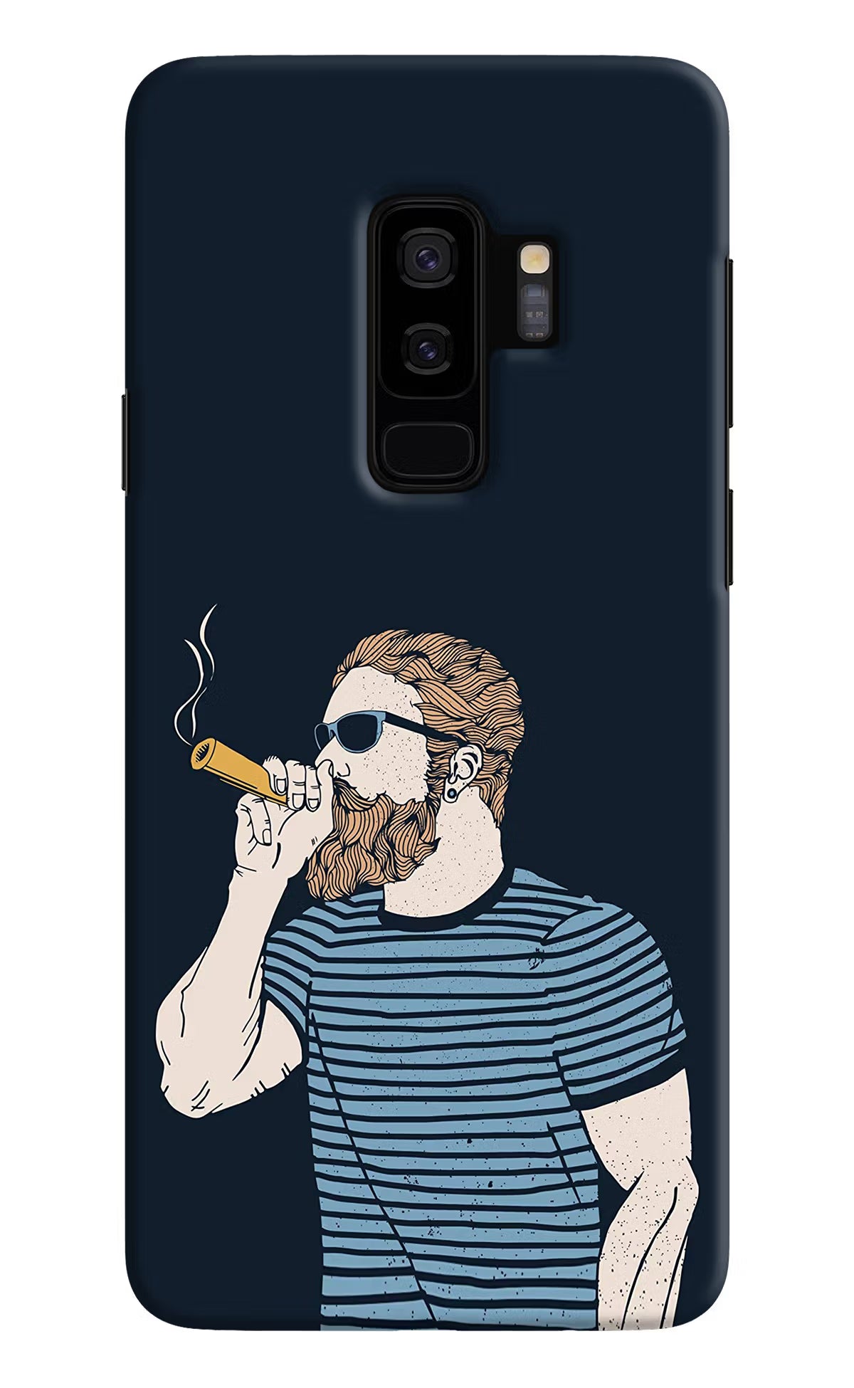 Smoking Samsung S9 Plus Back Cover - Smoking Samsung S9 Plus Hard Case Back Cover by Casekaro Smoking Samsung S9 Plus Hard Case Back Cover by Casekaro