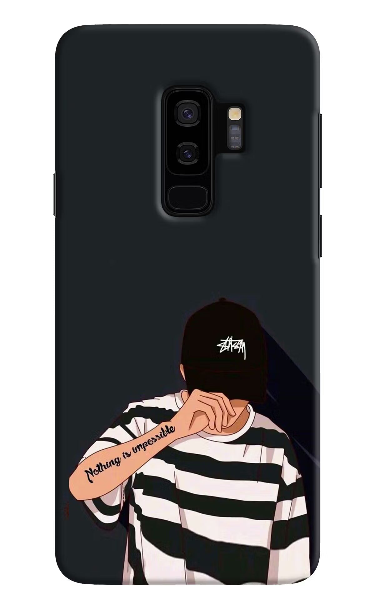 Aesthetic Boy Samsung S9 Plus Back Cover - Aesthetic Boy Samsung S9 Plus Hard Case Back Cover by Casekaro Aesthetic Boy Samsung S9 Plus Hard Case Back Cover by Casekaro