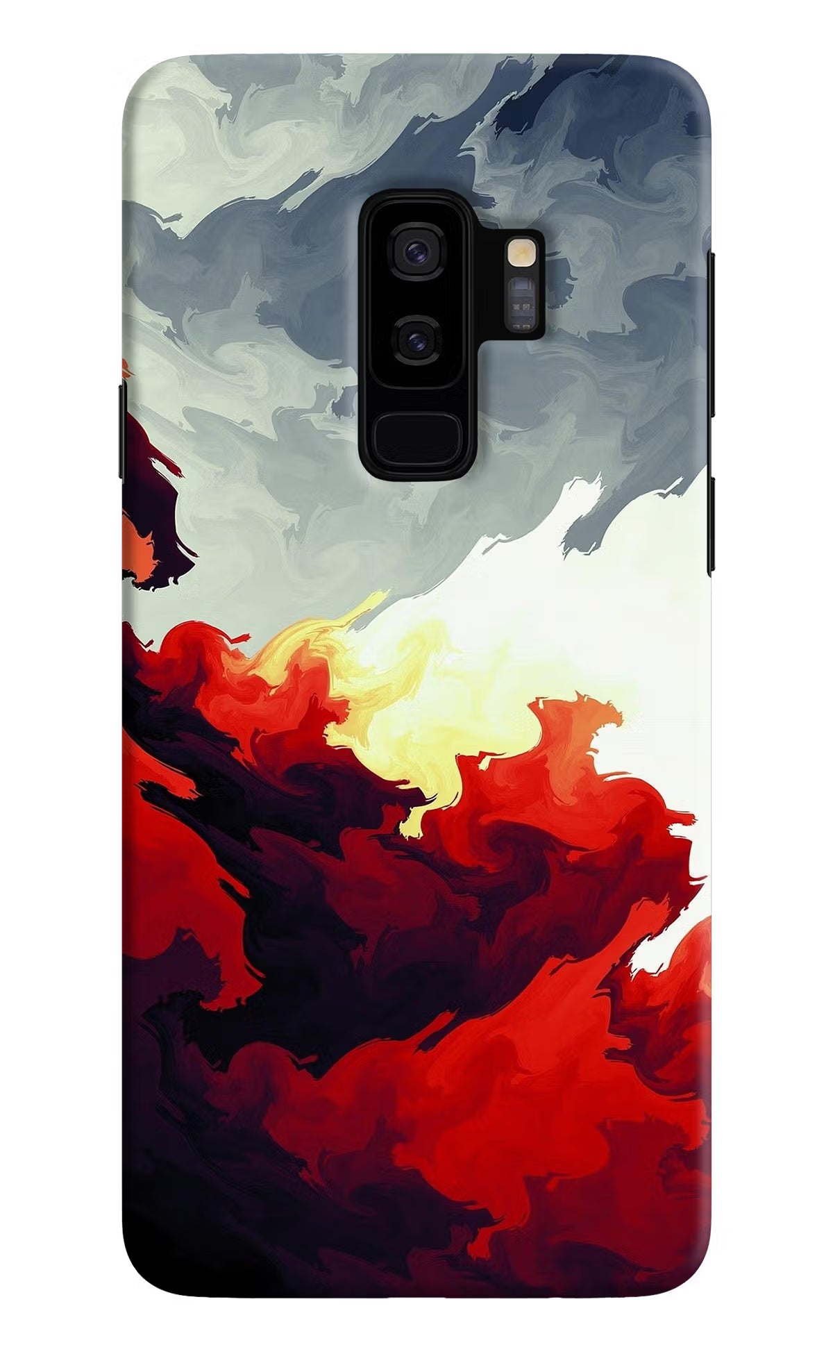 Fire Cloud Samsung S9 Plus Back Cover - Fire Cloud Samsung S9 Plus Hard Case Back Cover by Casekaro Fire Cloud Samsung S9 Plus Hard Case Back Cover by Casekaro