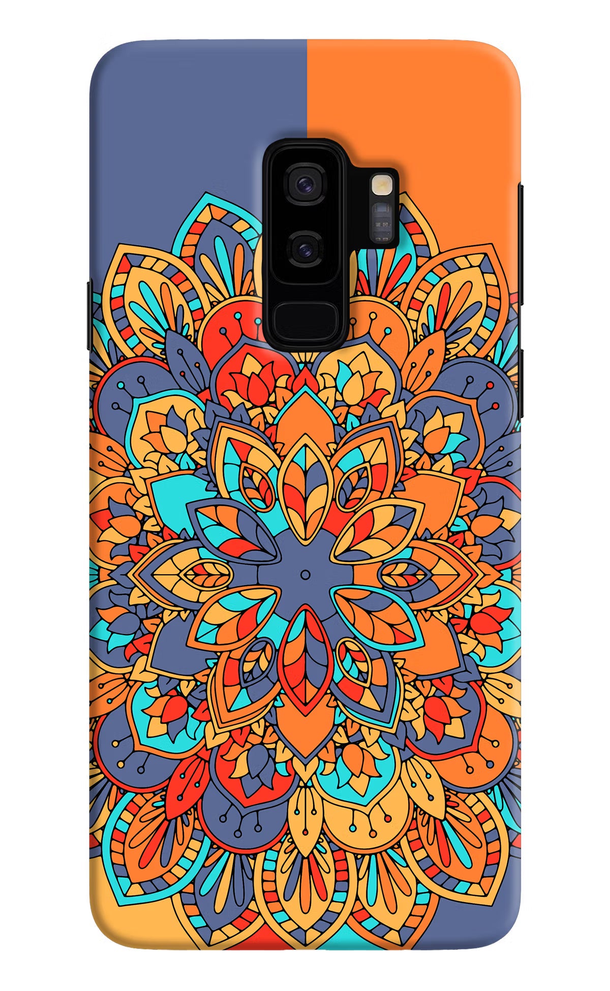 Color Mandala Samsung S9 Plus Back Cover - Color Mandala Samsung S9 Plus Hard Case Back Cover by Casekaro Color Mandala Samsung S9 Plus Hard Case Back Cover by Casekaro