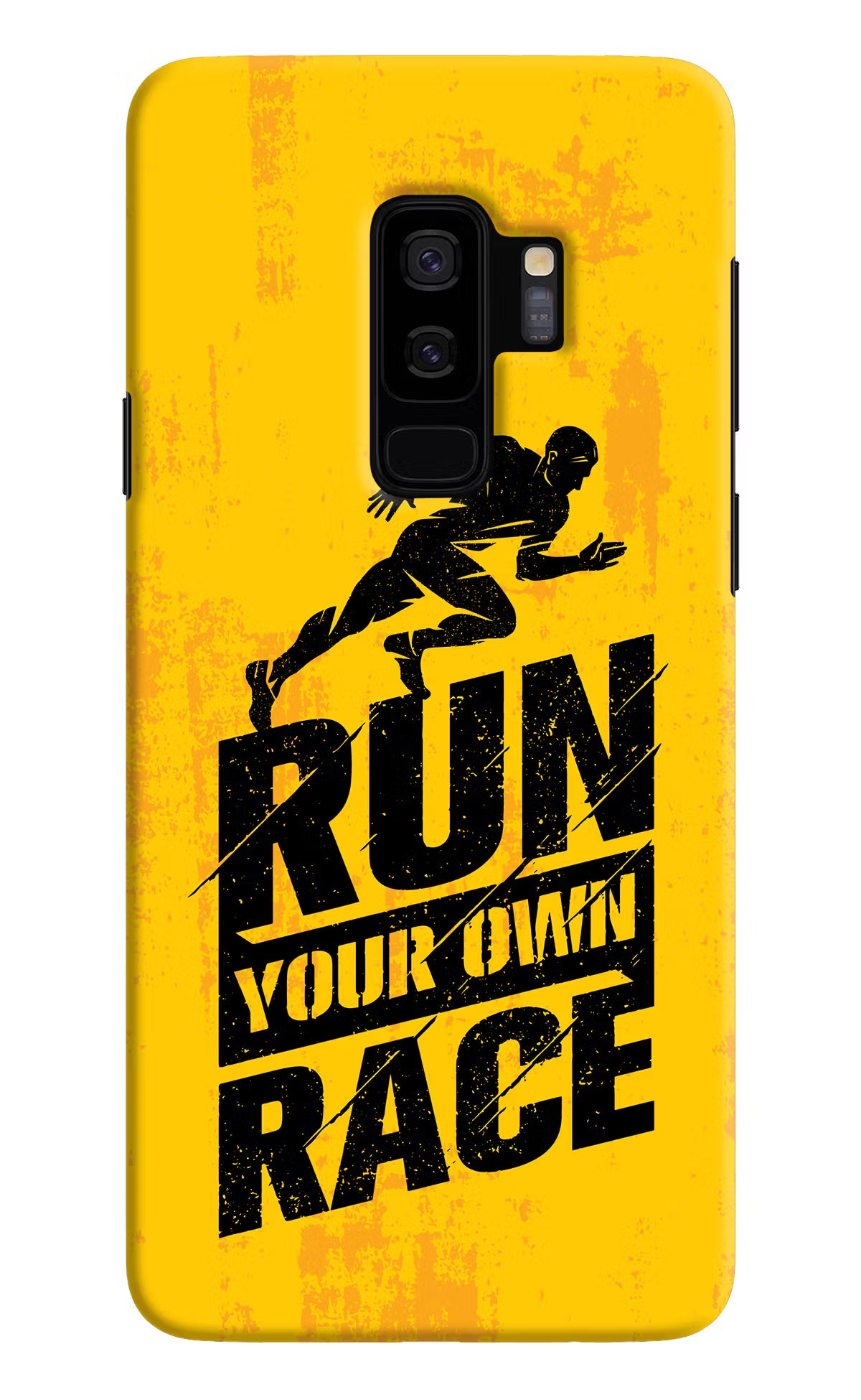 Run Your Own Race Samsung S9 Plus Back Cover - Run Your Own Race Samsung S9 Plus Hard Case Back Cover by Casekaro Run Your Own Race Samsung S9 Plus Hard Case Back Cover by Casekaro