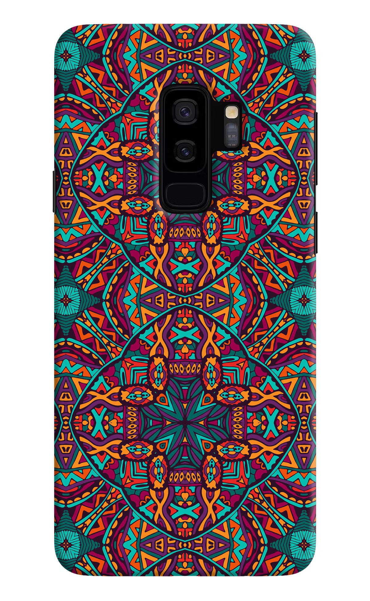 Colour Mandala Samsung S9 Plus Back Cover - Colour Mandala Samsung S9 Plus Hard Case Back Cover by Casekaro Colour Mandala Samsung S9 Plus Hard Case Back Cover by Casekaro
