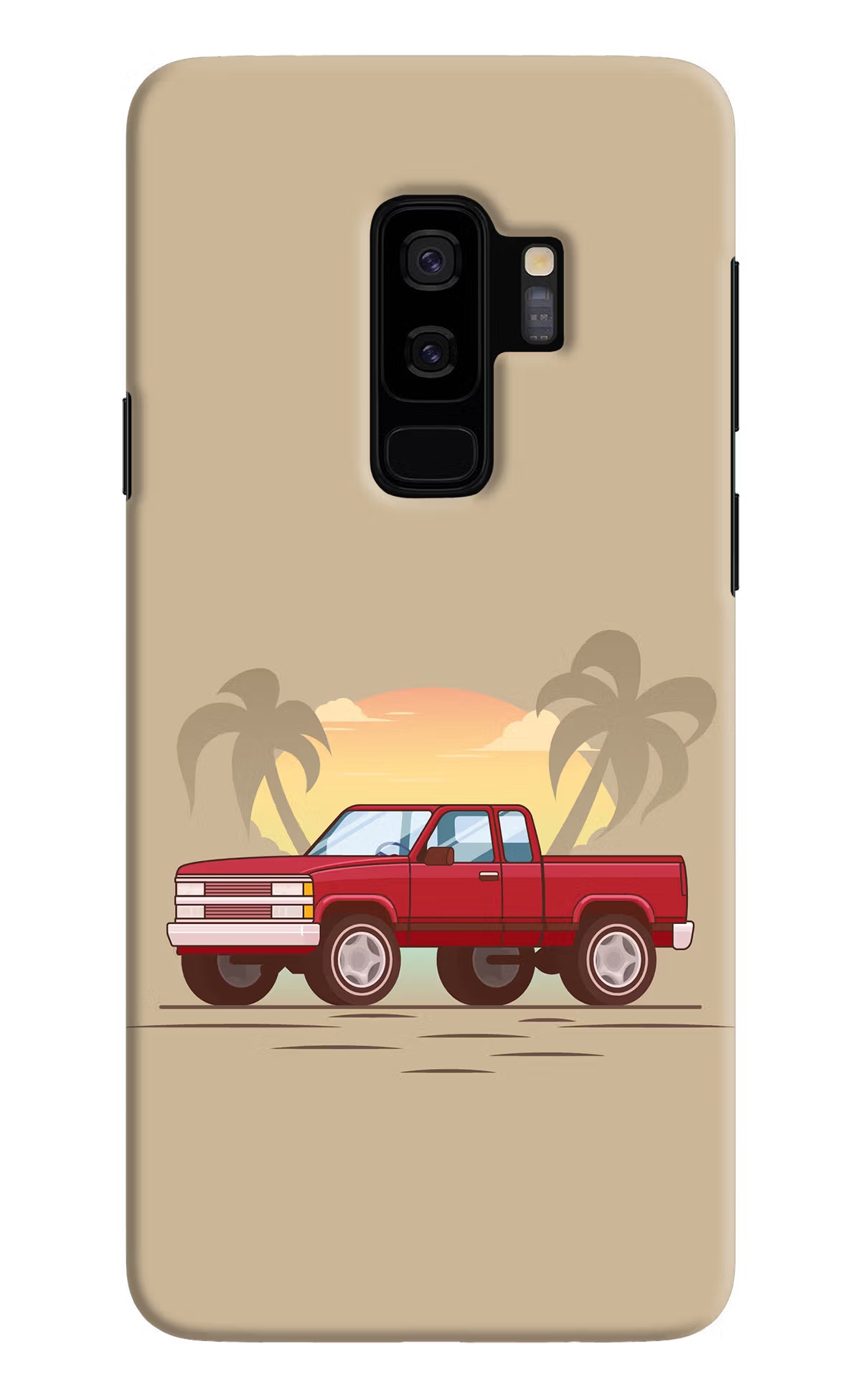 Desert Classic Drive Samsung S9 Plus Back Cover - Desert Classic Drive Samsung S9 Plus Hard Case Back Cover by Casekaro Desert Classic Drive Samsung S9 Plus Hard Case Back Cover by Casekaro