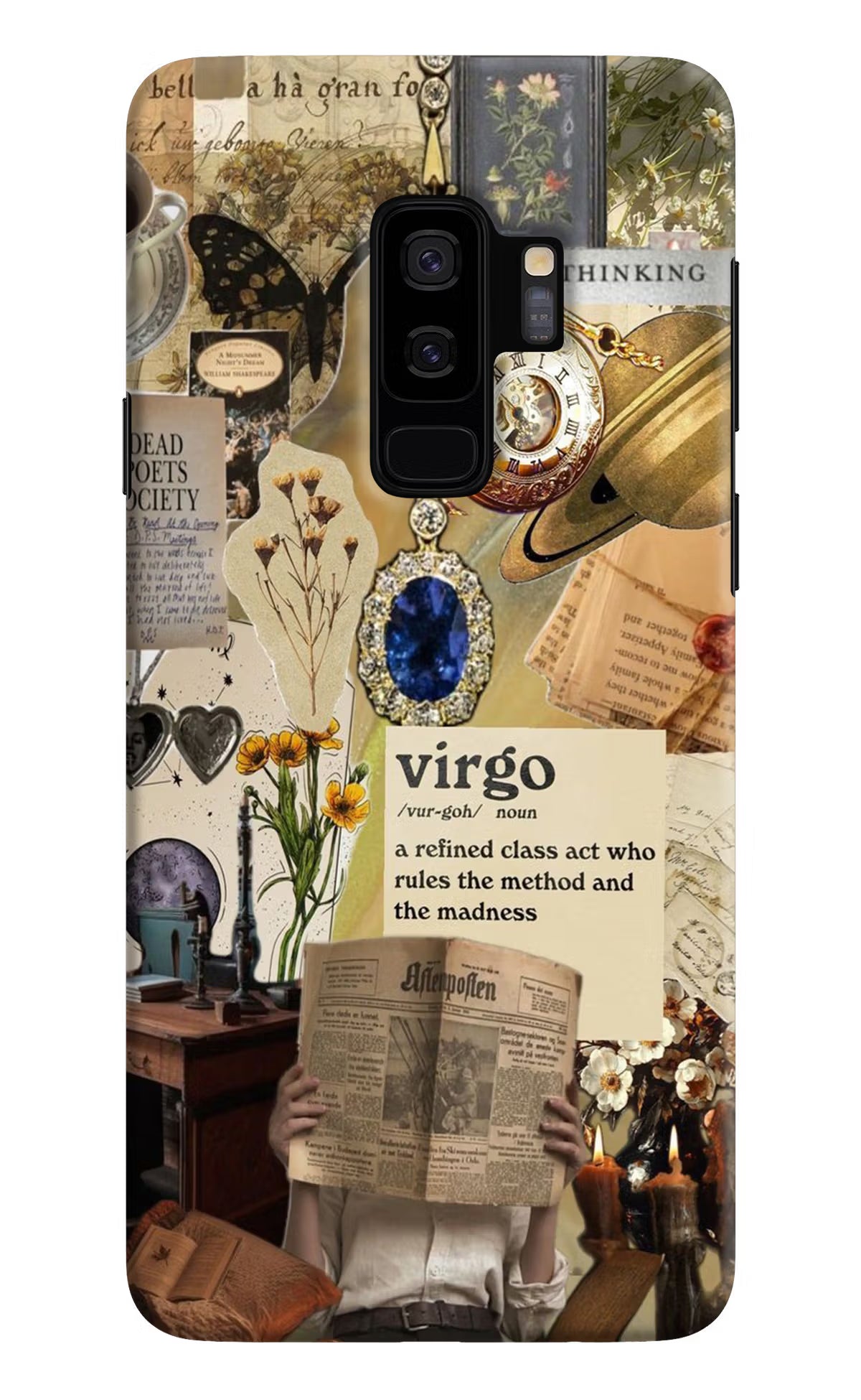 Virgo Zodiac Samsung S9 Plus Back Cover - Virgo Zodiac Samsung S9 Plus Hard Case Back Cover by Casekaro Virgo Zodiac Samsung S9 Plus Hard Case Back Cover by Casekaro