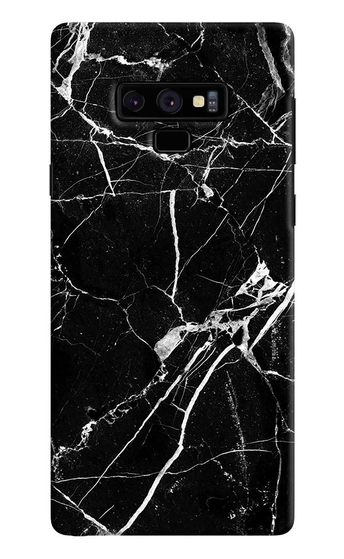Black Marble Pattern Samsung Note 9 Back Cover - Black Marble Pattern Samsung Note 9 Hard Case Back Cover by Casekaro Black Marble Pattern Samsung Note 9 Hard Case Back Cover by Casekaro