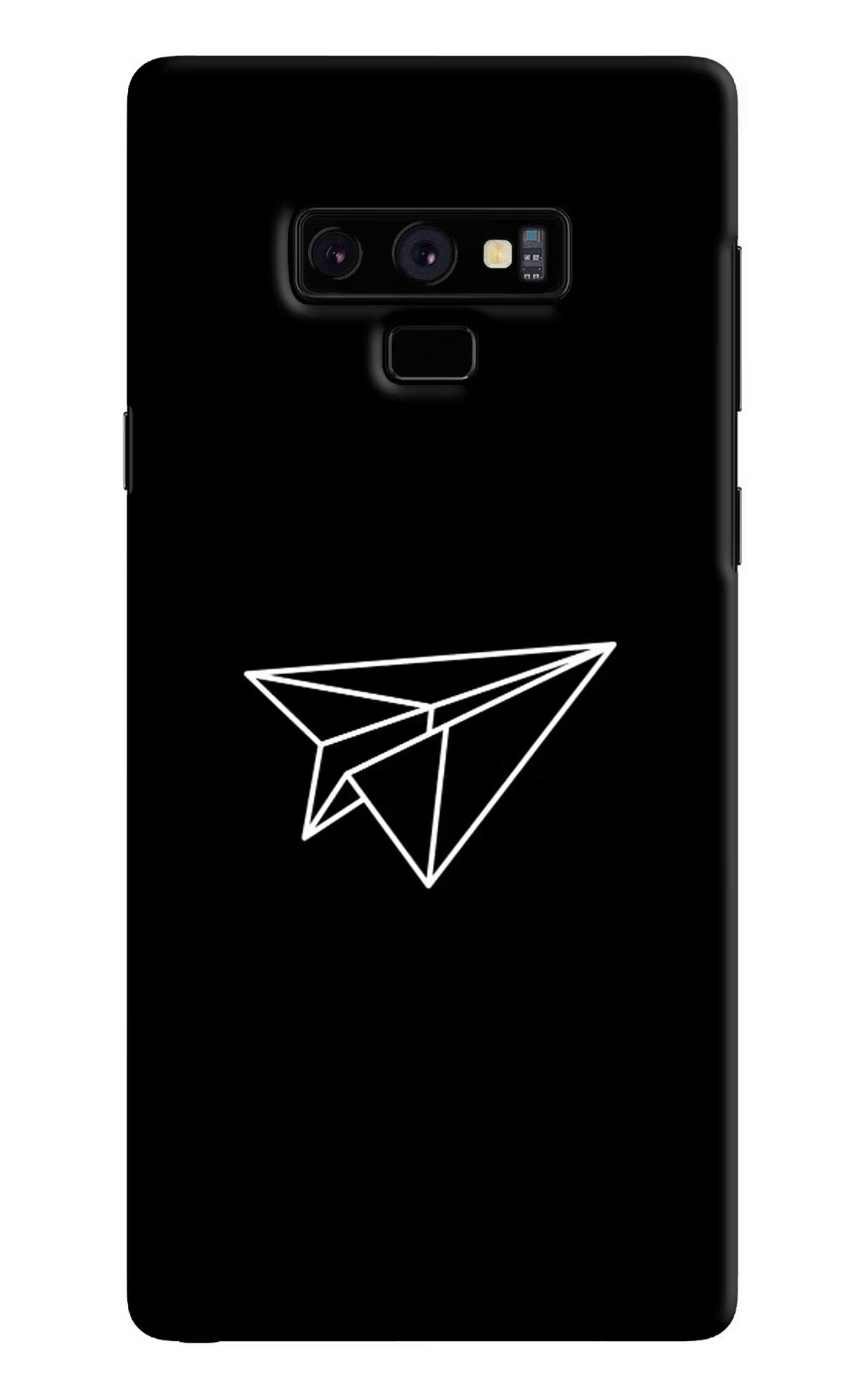 Paper Plane White Samsung Note 9 Back Cover - Paper Plane White Samsung Note 9 Hard Case Back Cover by Casekaro Paper Plane White Samsung Note 9 Hard Case Back Cover by Casekaro
