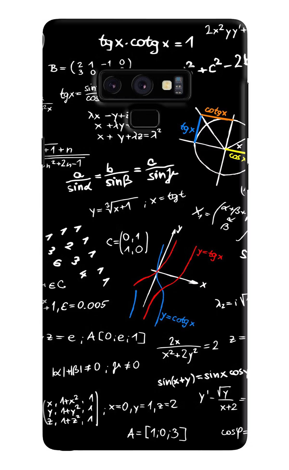 Mathematics Formula Samsung Note 9 Back Cover - Mathematics Formula Samsung Note 9 Hard Case Back Cover by Casekaro Mathematics Formula Samsung Note 9 Hard Case Back Cover by Casekaro