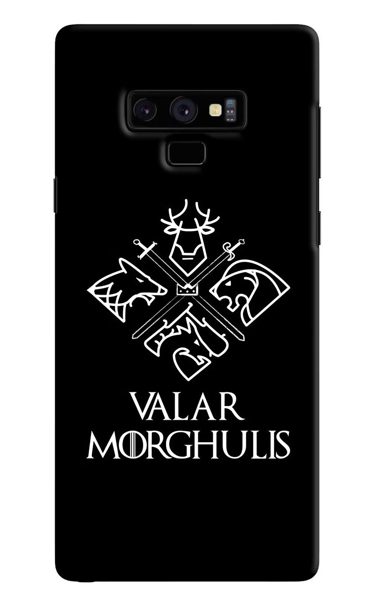 Valar Morghulis | Game Of Thrones Samsung Note 9 Back Cover - Valar Morghulis | Game Of Thrones Samsung Note 9 Hard Case Back Cover by Casekaro Valar Morghulis | Game Of Thrones Samsung Note 9 Hard Case Back Cover by Casekaro