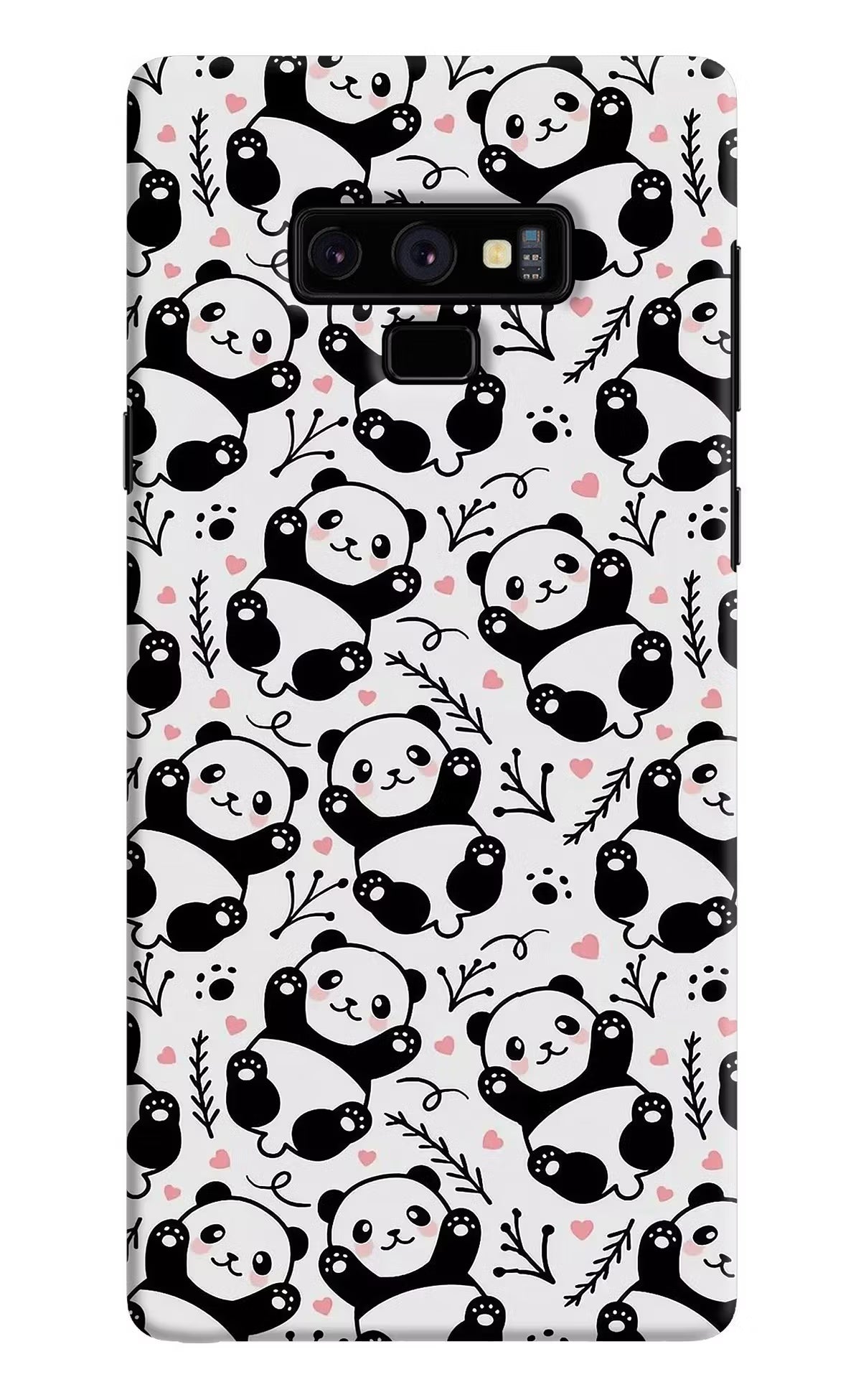Cute Panda Samsung Note 9 Back Cover - Cute Panda Samsung Note 9 Hard Case Back Cover by Casekaro Cute Panda Samsung Note 9 Hard Case Back Cover by Casekaro