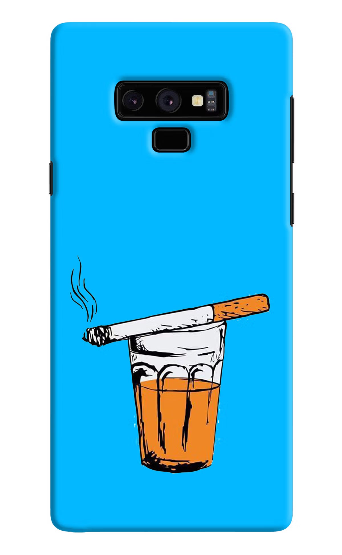 Chai Sutta Samsung Note 9 Back Cover - Chai Sutta Samsung Note 9 Hard Case Back Cover by Casekaro Chai Sutta Samsung Note 9 Hard Case Back Cover by Casekaro