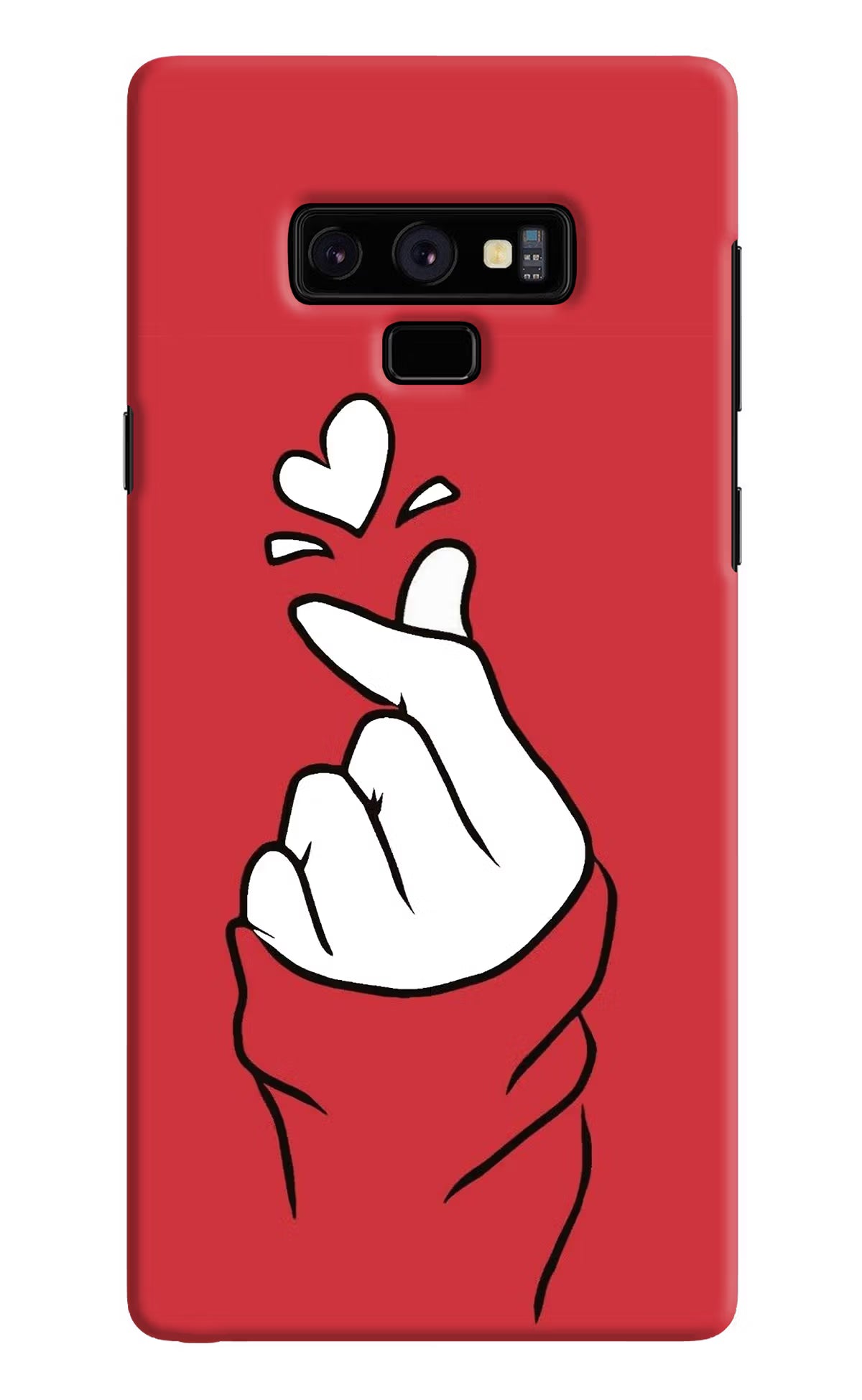 Korean Love Sign Samsung Note 9 Back Cover - Korean Love Sign Samsung Note 9 Hard Case Back Cover by Casekaro Korean Love Sign Samsung Note 9 Hard Case Back Cover by Casekaro