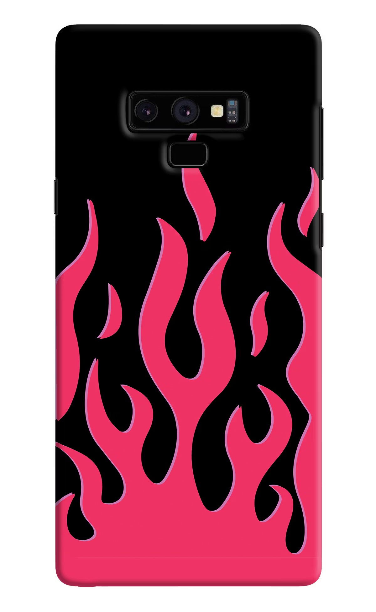Fire Flames Samsung Note 9 Back Cover - Fire Flames Samsung Note 9 Hard Case Back Cover by Casekaro Fire Flames Samsung Note 9 Hard Case Back Cover by Casekaro