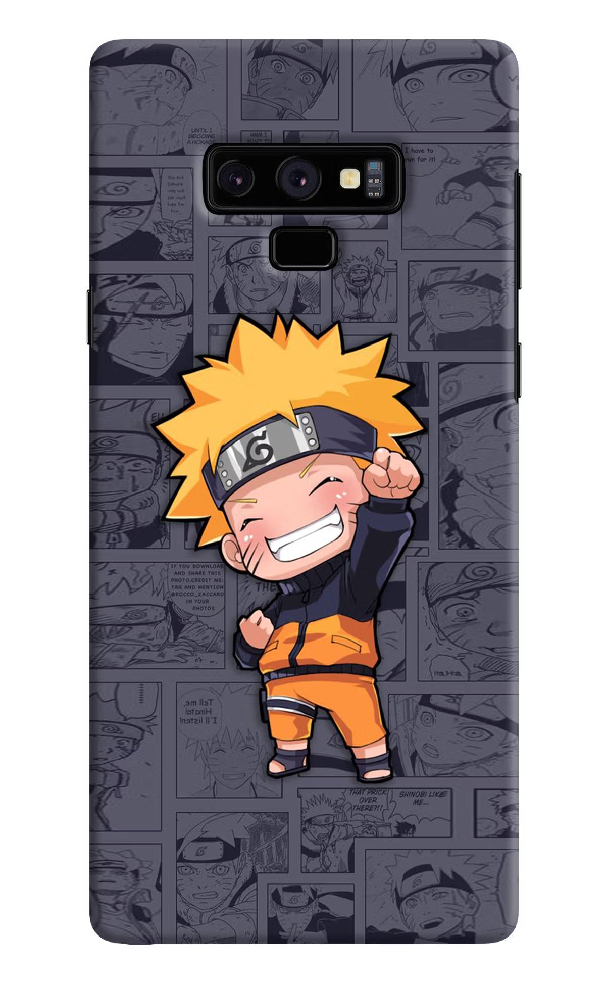 Chota Naruto Samsung Note 9 Back Cover - Chota Naruto Samsung Note 9 Hard Case Back Cover by Casekaro Chota Naruto Samsung Note 9 Hard Case Back Cover by Casekaro
