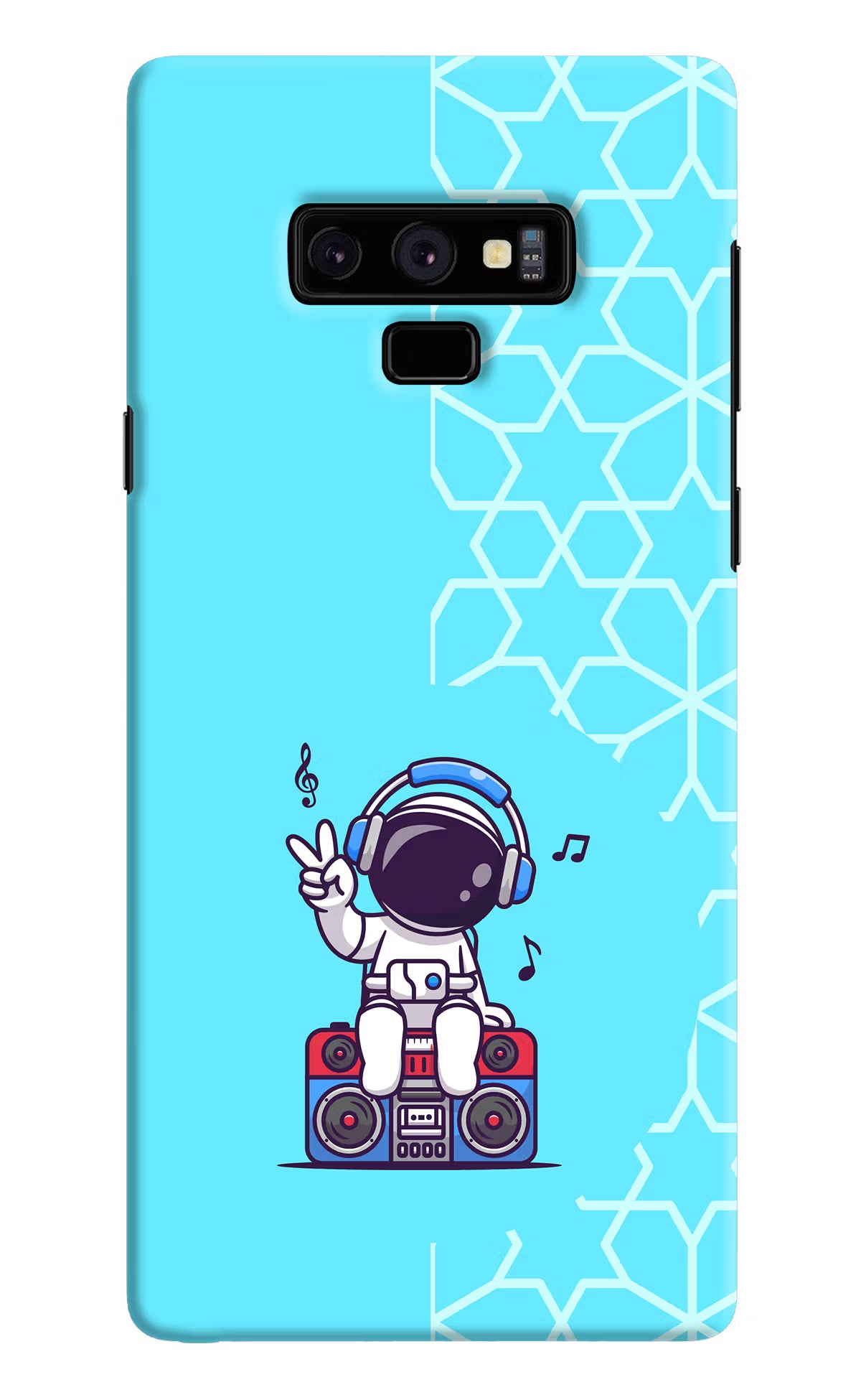 Cute Astronaut Chilling Samsung Note 9 Back Cover - Cute Astronaut Chilling Samsung Note 9 Hard Case Back Cover by Casekaro Cute Astronaut Chilling Samsung Note 9 Hard Case Back Cover by Casekaro