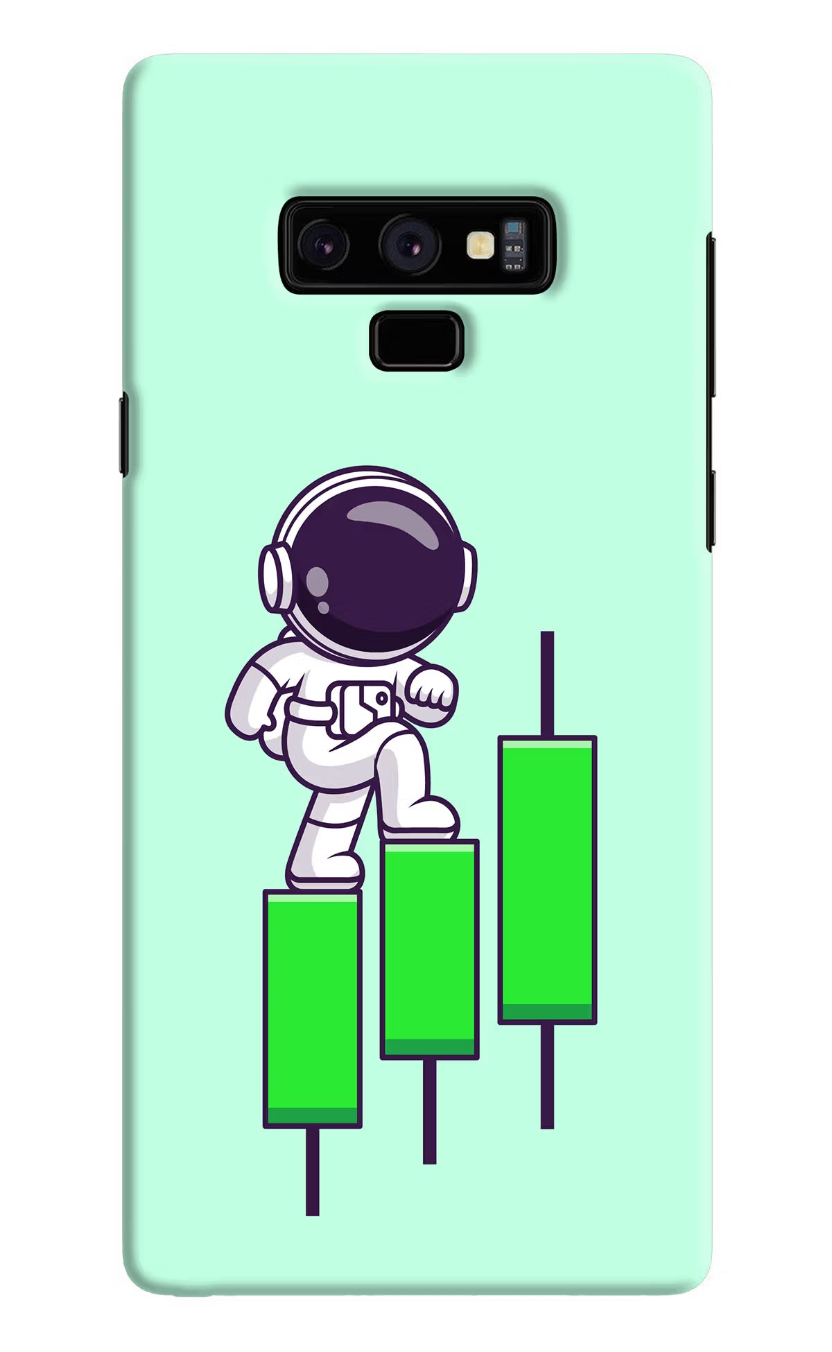 Astronaut Trader Samsung Note 9 Hard Case Back Cover by Casekaro