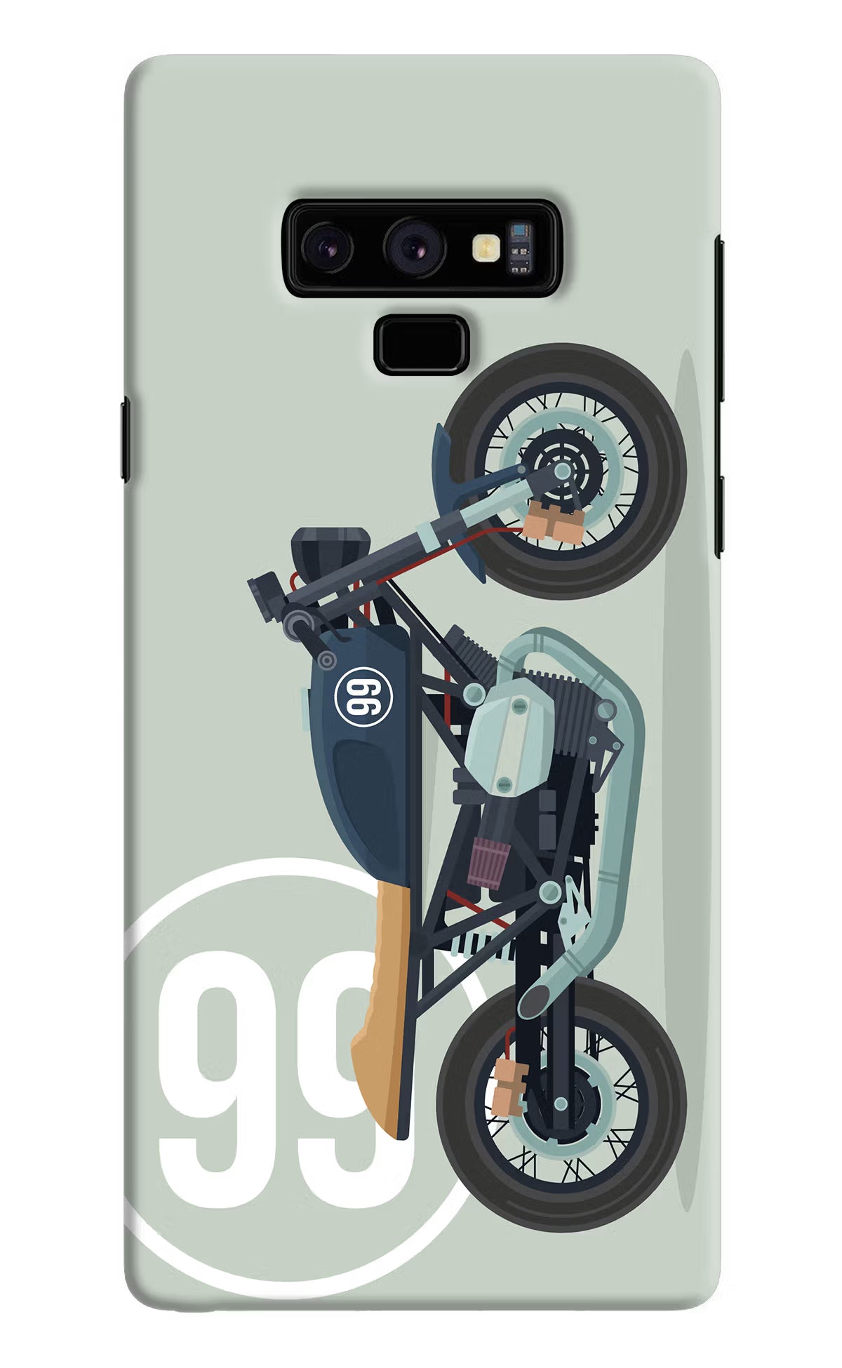 Classic Cafe Racer 99 Samsung Note 9 Back Cover - Classic Cafe Racer 99 Samsung Note 9 Hard Case Back Cover by Casekaro Classic Cafe Racer 99 Samsung Note 9 Hard Case Back Cover by Casekaro