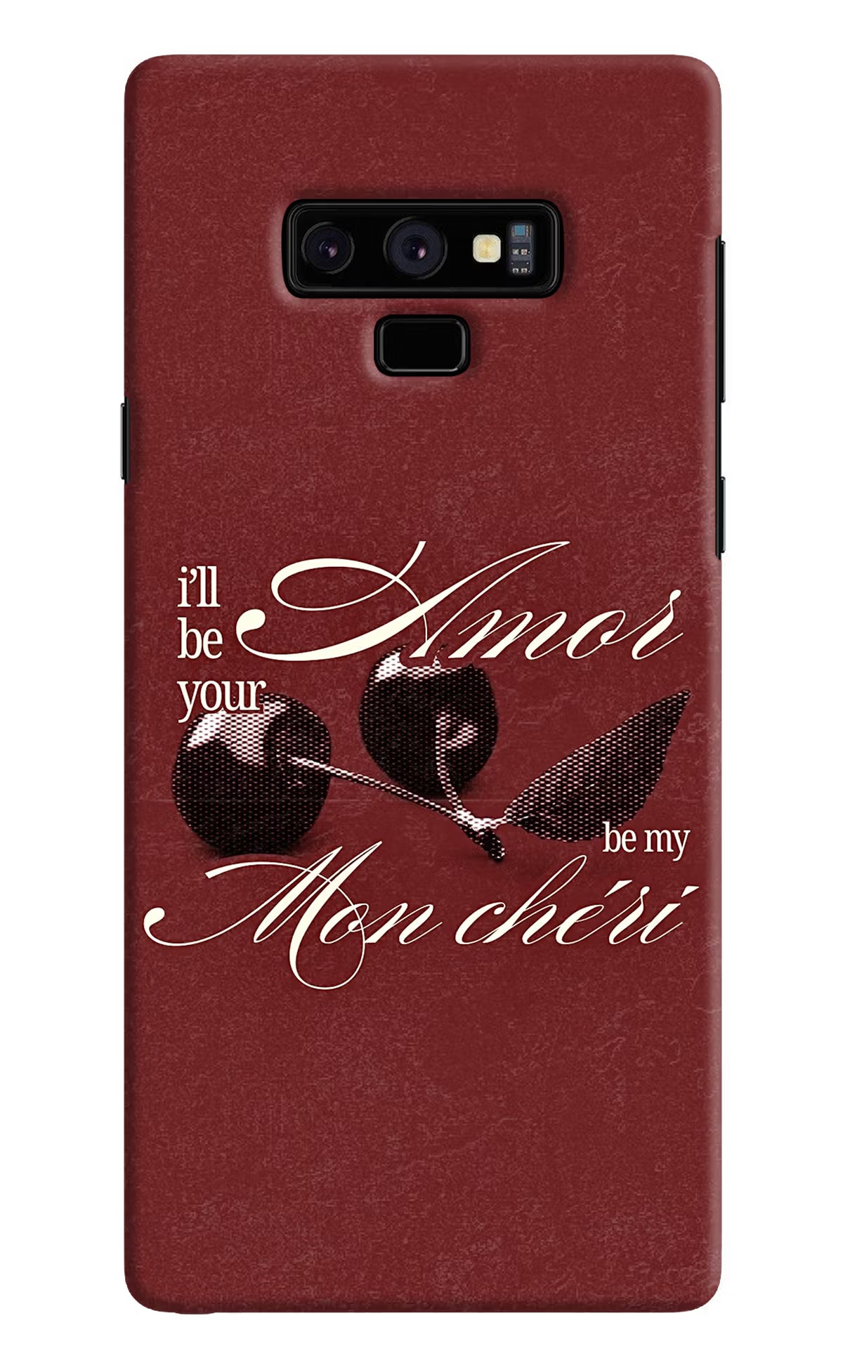 Velvet Cherry Samsung Note 9 Back Cover - Velvet Cherry Samsung Note 9 Back Cover Velvet Cherry Samsung Note 9 Back Cover