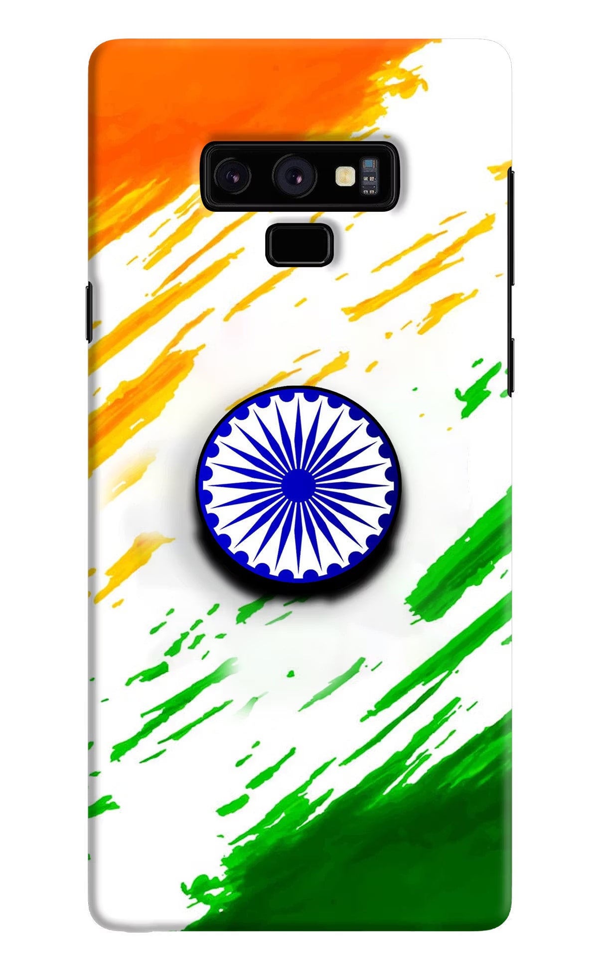 Indian Flag Ashoka Chakra Samsung Note 9 Pop Case - Indian Flag Ashoka Chakra Samsung Note 9 Pop Case by Casekaro Indian Flag Ashoka Chakra Samsung Note 9 Pop Case by Casekaro