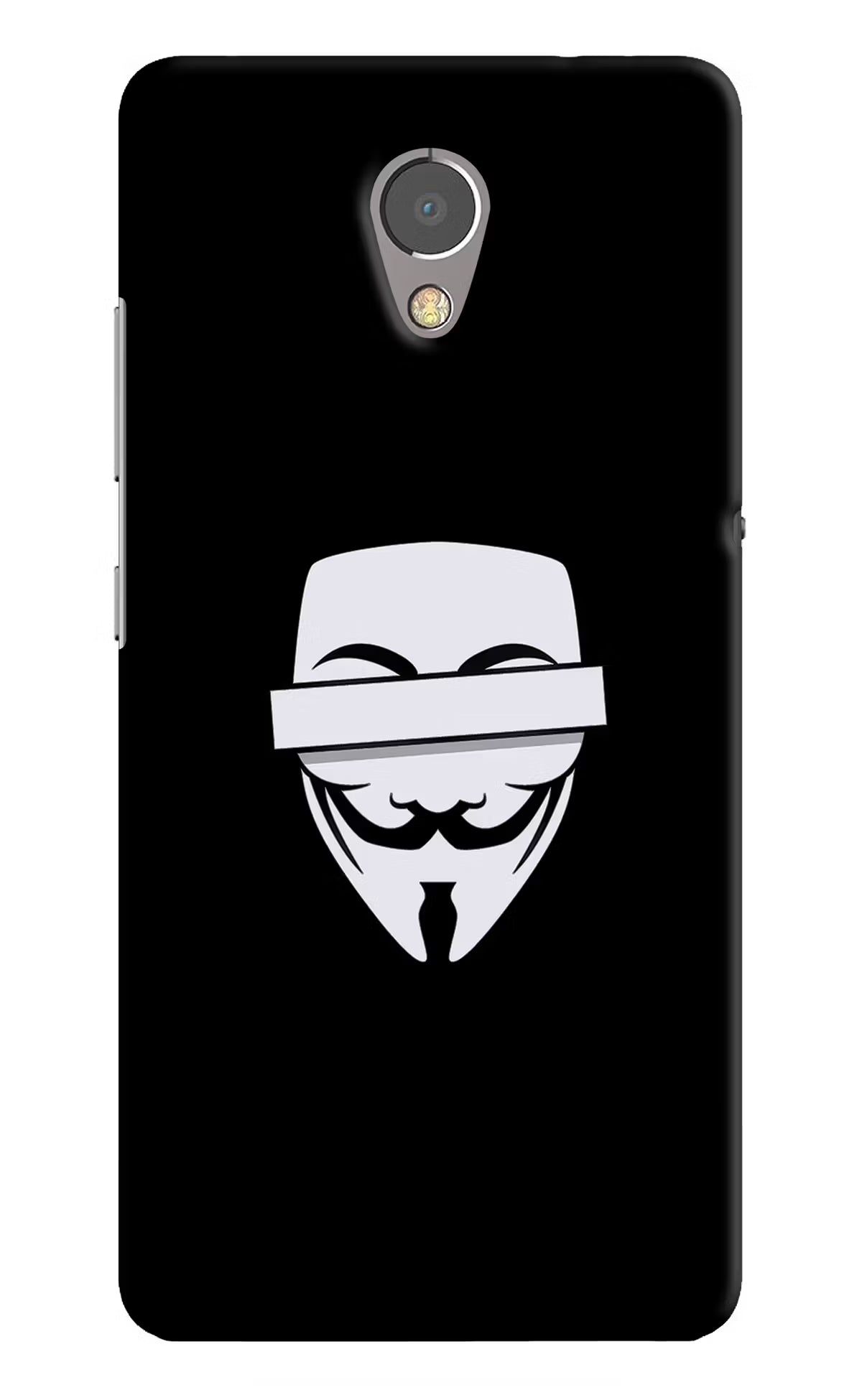 Anonymous Face Lenovo P2 Back Cover - Anonymous Face Lenovo P2 Hard Case Back Cover by Casekaro Anonymous Face Lenovo P2 Hard Case Back Cover by Casekaro