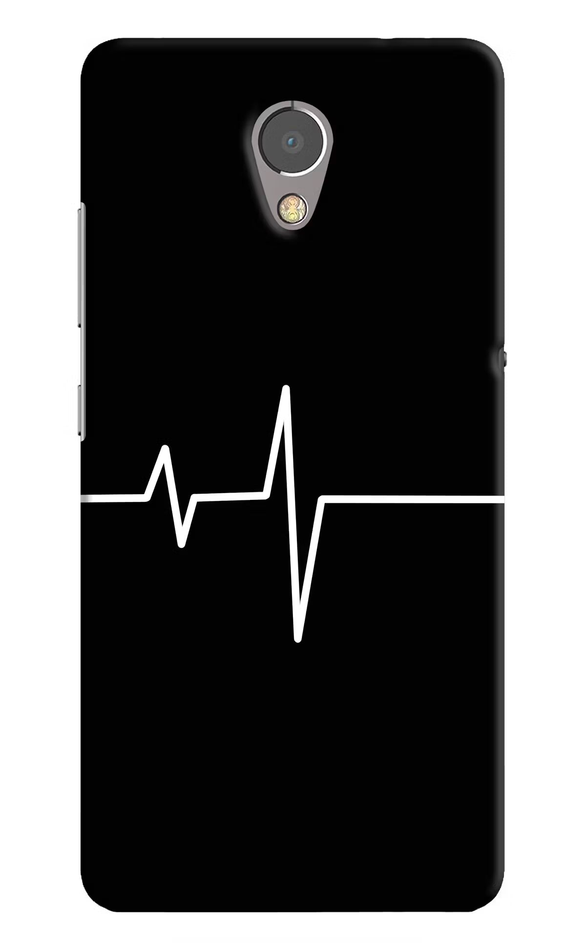 Heart Beats Lenovo P2 Back Cover - Heart Beats Lenovo P2 Hard Case Back Cover by Casekaro Heart Beats Lenovo P2 Hard Case Back Cover by Casekaro