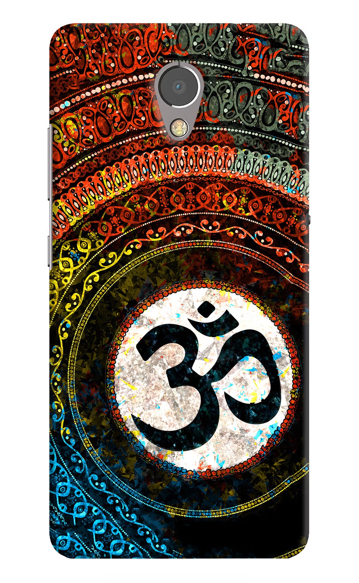 Om Cultural Lenovo P2 Back Cover - Om Cultural Lenovo P2 Hard Case Back Cover by Casekaro Om Cultural Lenovo P2 Hard Case Back Cover by Casekaro