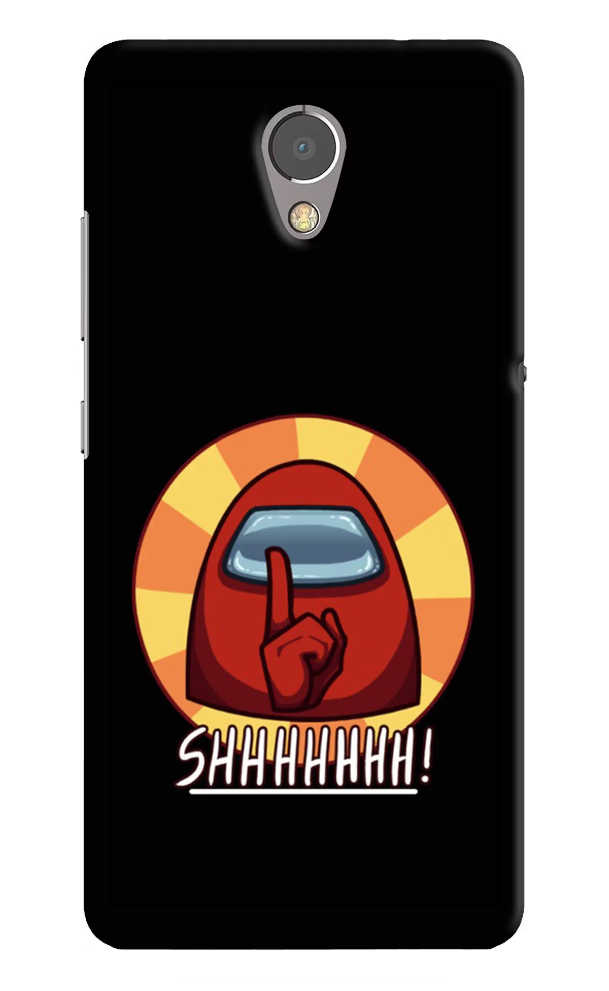 Among Us Shhh! Lenovo P2 Back Cover - Among Us Shhh! Lenovo P2 Hard Case Back Cover by Casekaro Among Us Shhh! Lenovo P2 Hard Case Back Cover by Casekaro