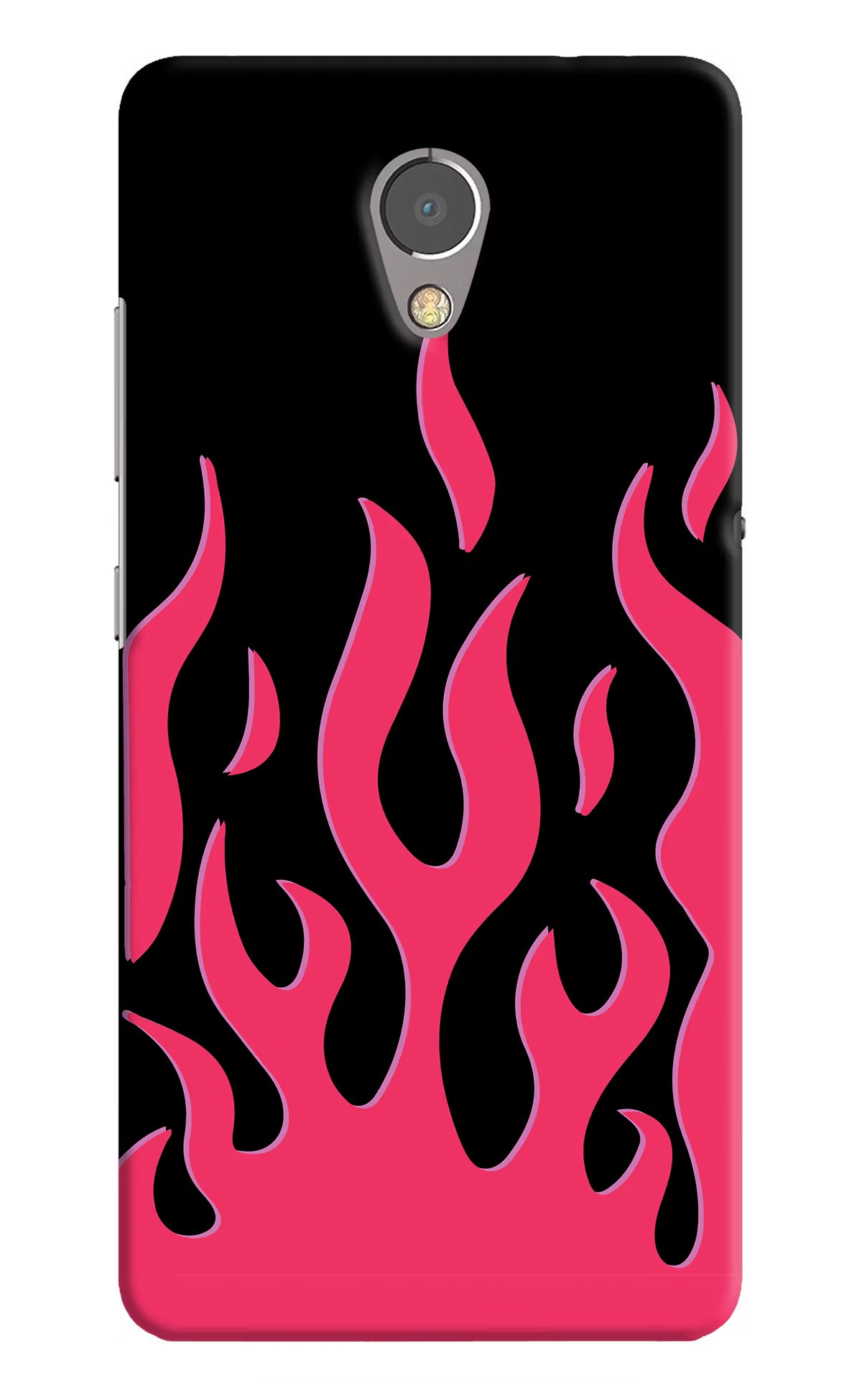 Fire Flames Lenovo P2 Back Cover - Fire Flames Lenovo P2 Hard Case Back Cover by Casekaro Fire Flames Lenovo P2 Hard Case Back Cover by Casekaro
