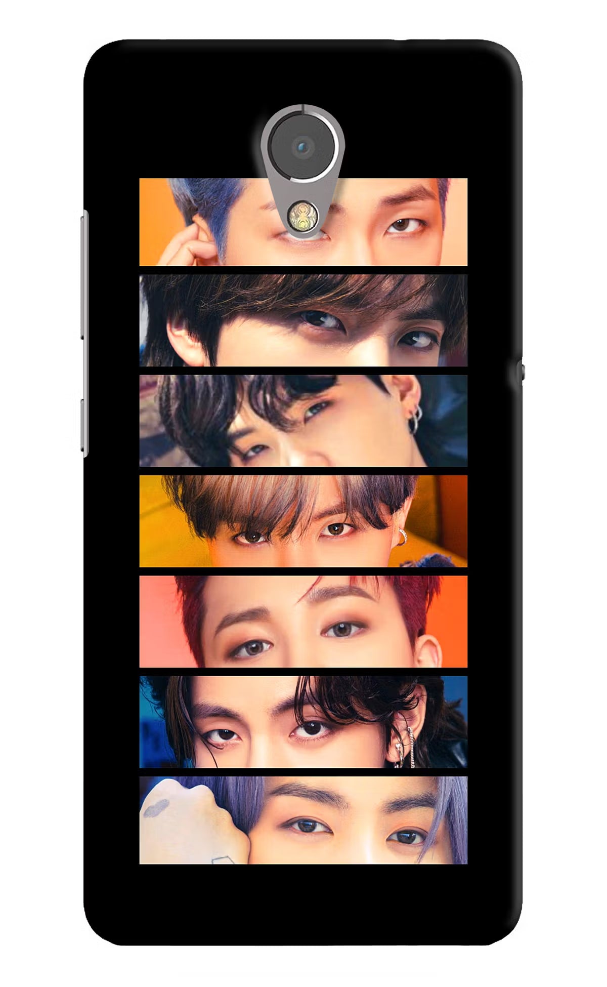 BTS Eyes Lenovo P2 Back Cover - BTS Eyes Lenovo P2 Hard Case Back Cover by Casekaro BTS Eyes Lenovo P2 Hard Case Back Cover by Casekaro