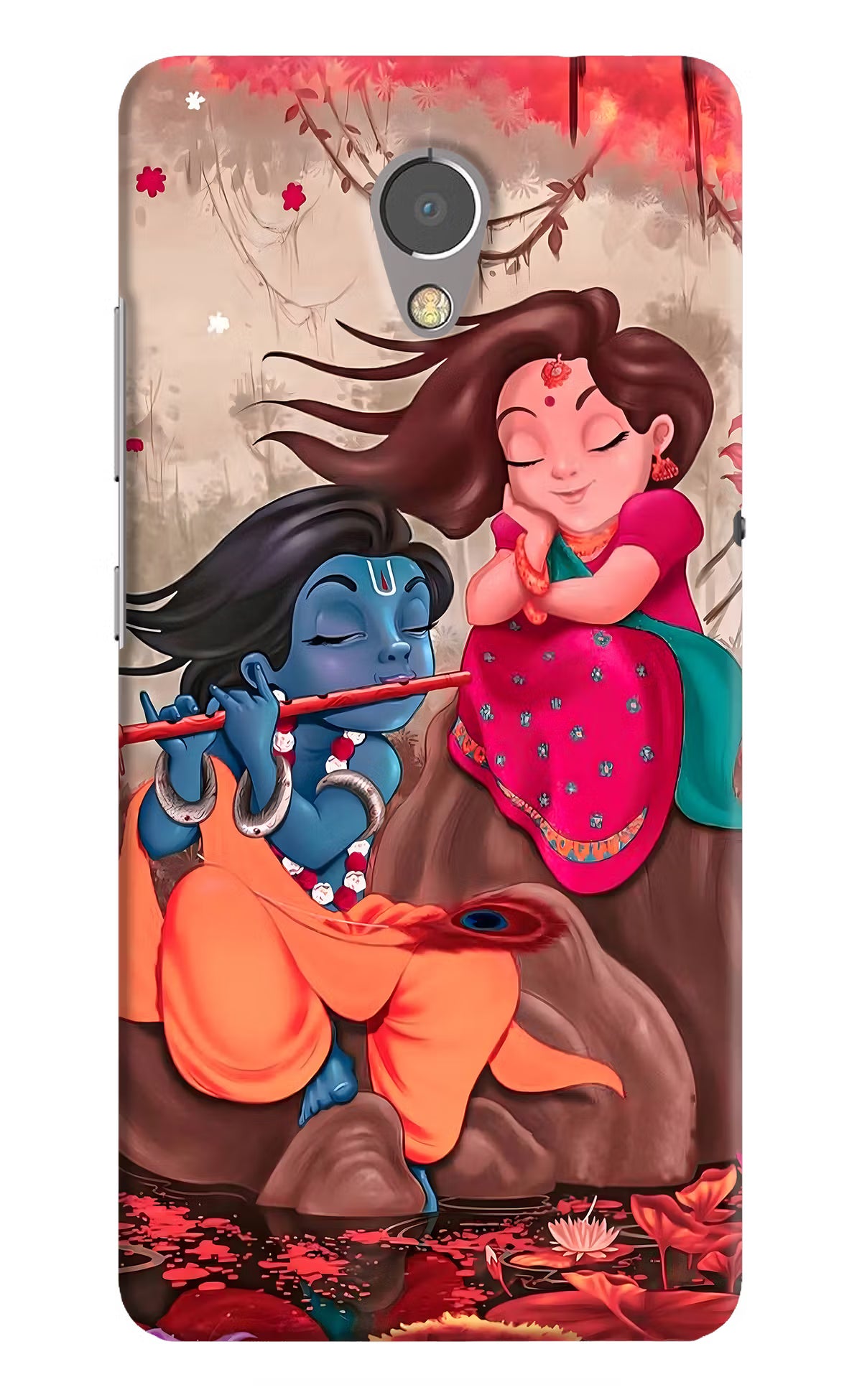 Radhe Krishna Lenovo P2 Back Cover - Radhe Krishna Lenovo P2 Hard Case Back Cover by Casekaro Radhe Krishna Lenovo P2 Hard Case Back Cover by Casekaro