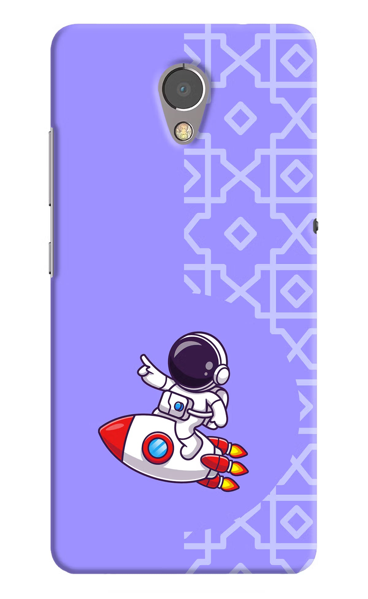 Cute Astronaut Lenovo P2 Back Cover - Cute Astronaut Lenovo P2 Hard Case Back Cover by Casekaro Cute Astronaut Lenovo P2 Hard Case Back Cover by Casekaro