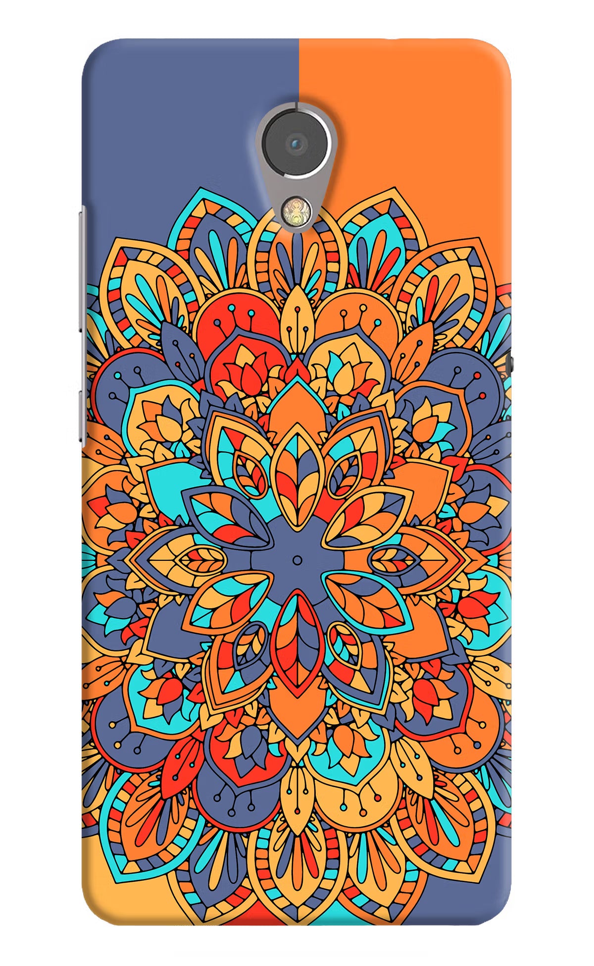Color Mandala Lenovo P2 Back Cover - Color Mandala Lenovo P2 Hard Case Back Cover by Casekaro Color Mandala Lenovo P2 Hard Case Back Cover by Casekaro