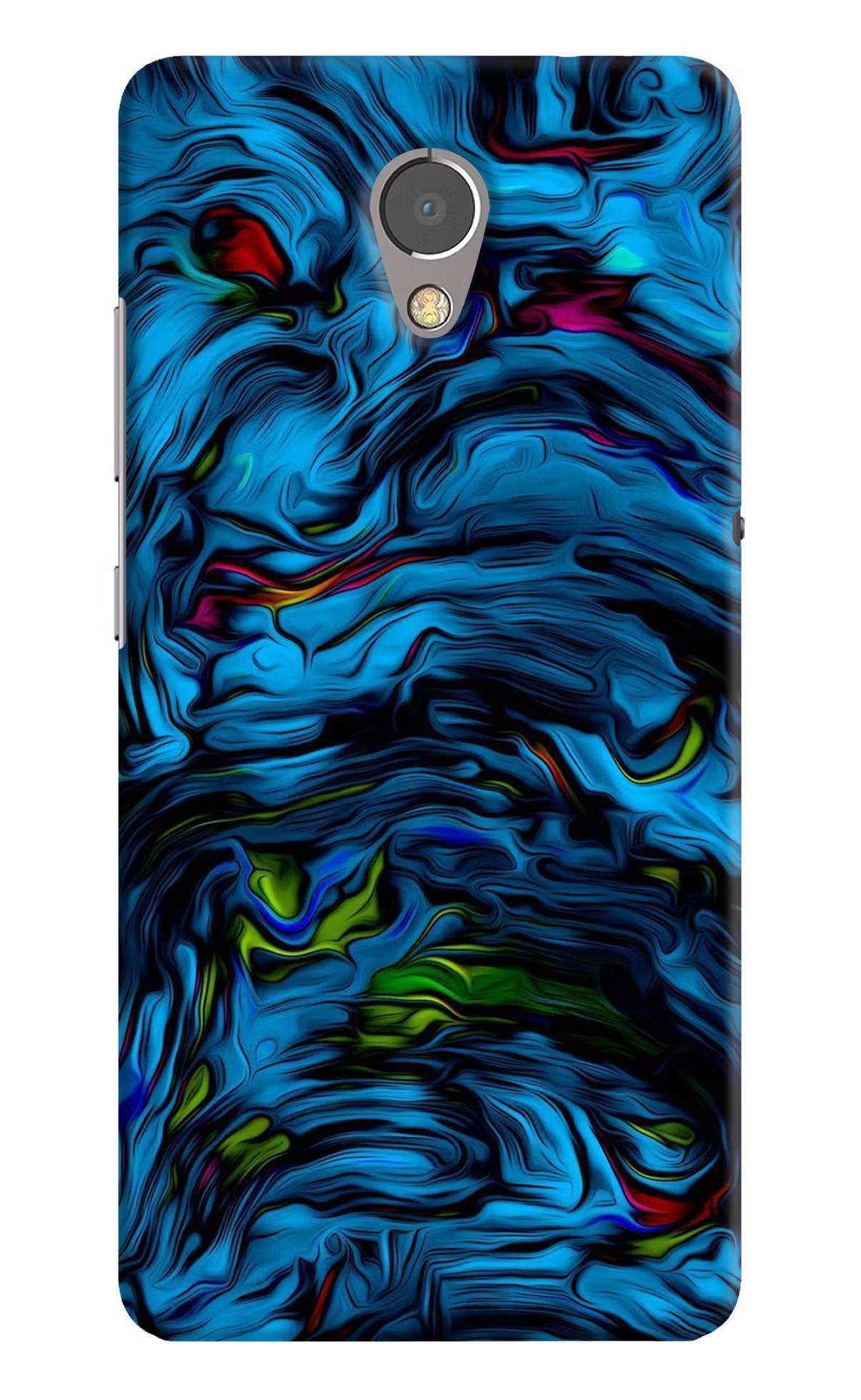 Dark Blue Abstract Lenovo P2 Back Cover - Dark Blue Abstract Lenovo P2 Hard Case Back Cover by Casekaro Dark Blue Abstract Lenovo P2 Hard Case Back Cover by Casekaro
