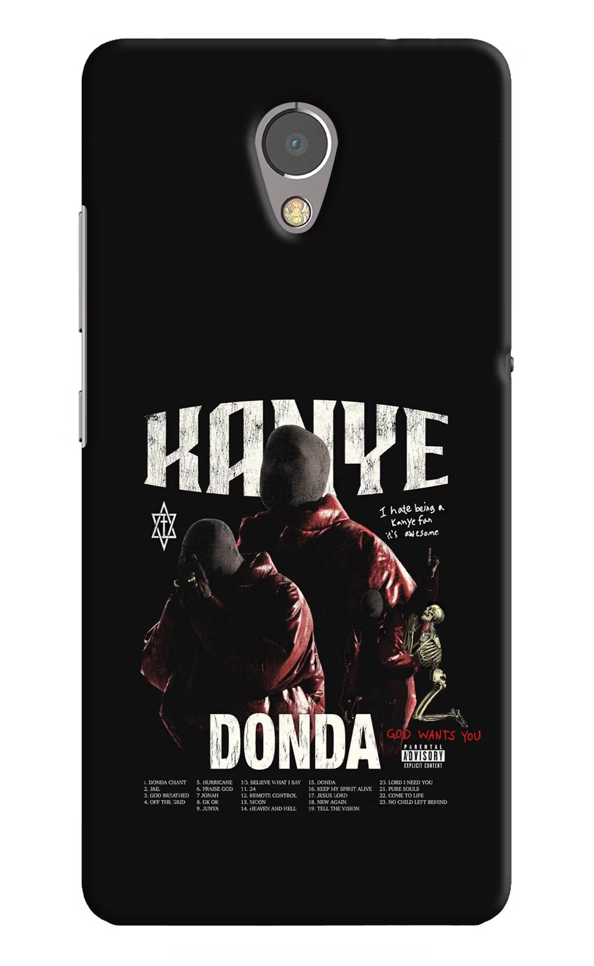 Donda Kanye West Lenovo P2 Back Cover - Donda Kanye West Lenovo P2 Hard Case Back Cover by Casekaro Donda Kanye West Lenovo P2 Hard Case Back Cover by Casekaro