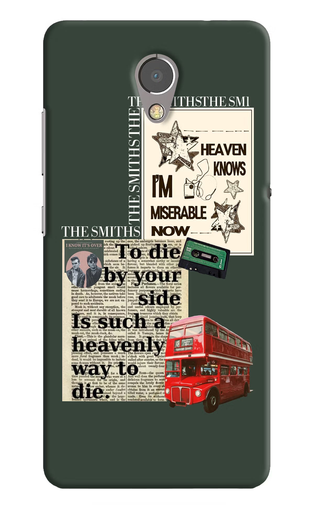 The Smiths Lenovo P2 Back Cover - The Smiths Lenovo P2 Hard Case Back Cover by Casekaro The Smiths Lenovo P2 Hard Case Back Cover by Casekaro