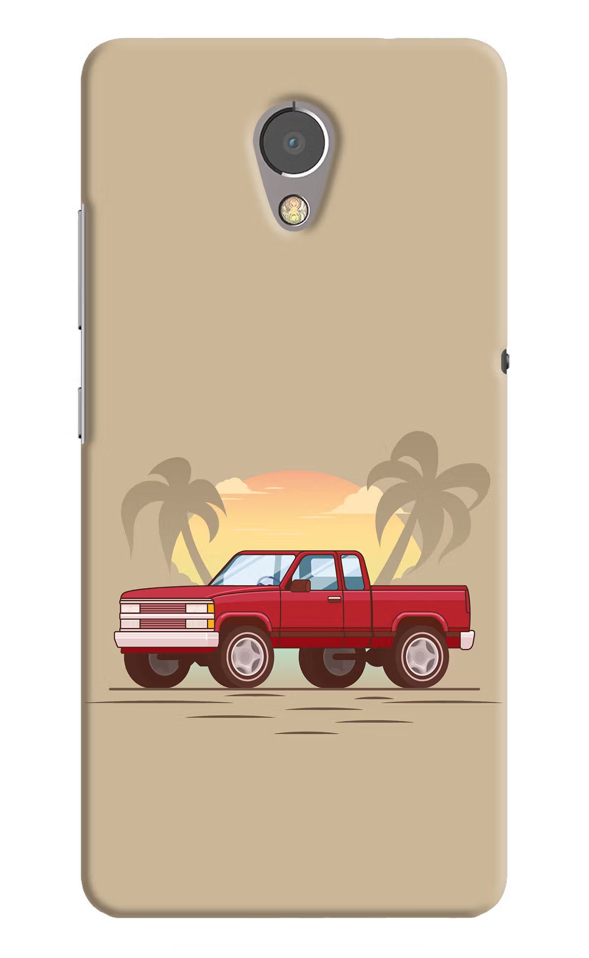 Desert Classic Drive Lenovo P2 Back Cover - Desert Classic Drive Lenovo P2 Hard Case Back Cover by Casekaro Desert Classic Drive Lenovo P2 Hard Case Back Cover by Casekaro