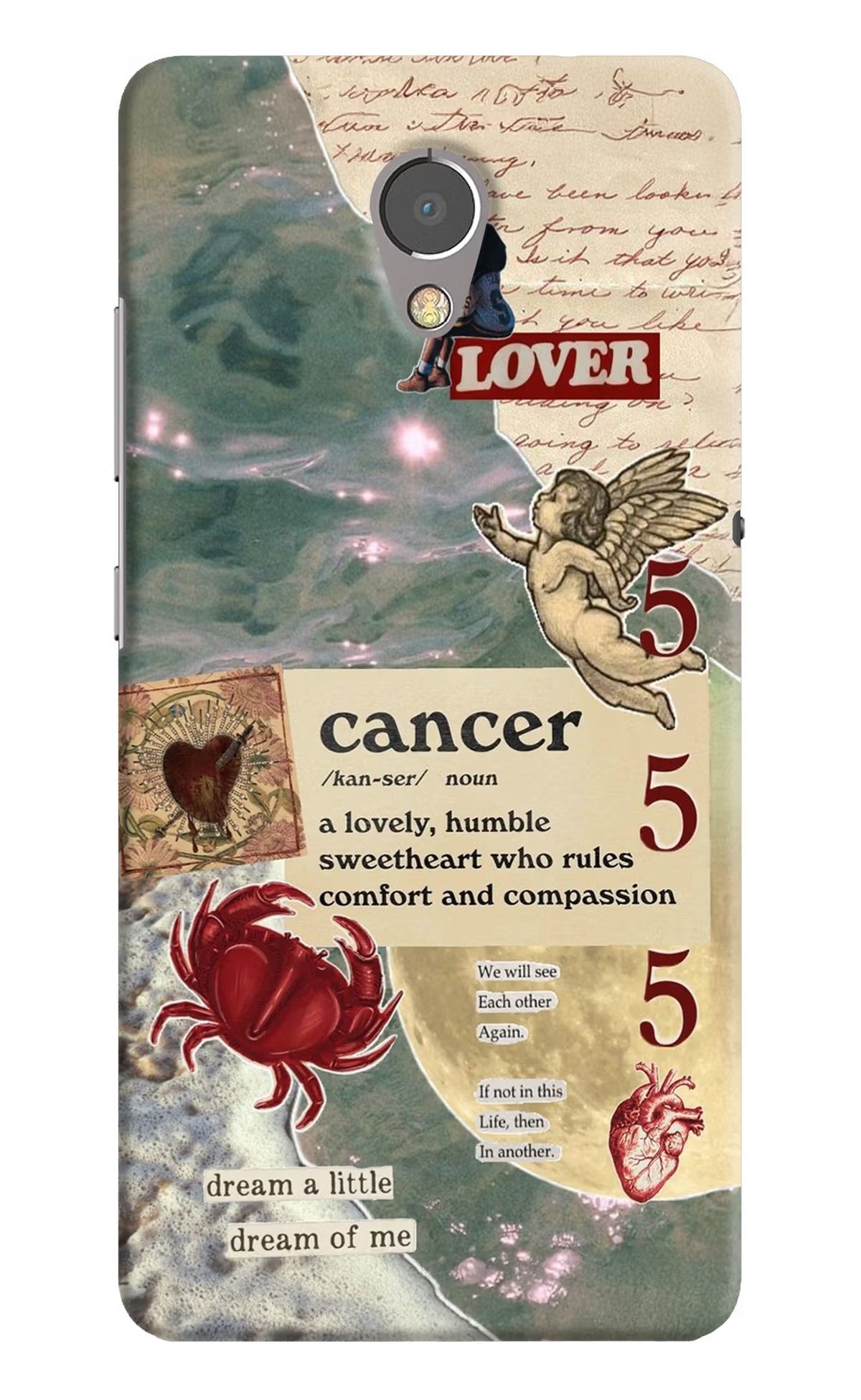 Cancer Zodiac Lenovo P2 Back Cover - Cancer Zodiac Lenovo P2 Hard Case Back Cover by Casekaro Cancer Zodiac Lenovo P2 Hard Case Back Cover by Casekaro