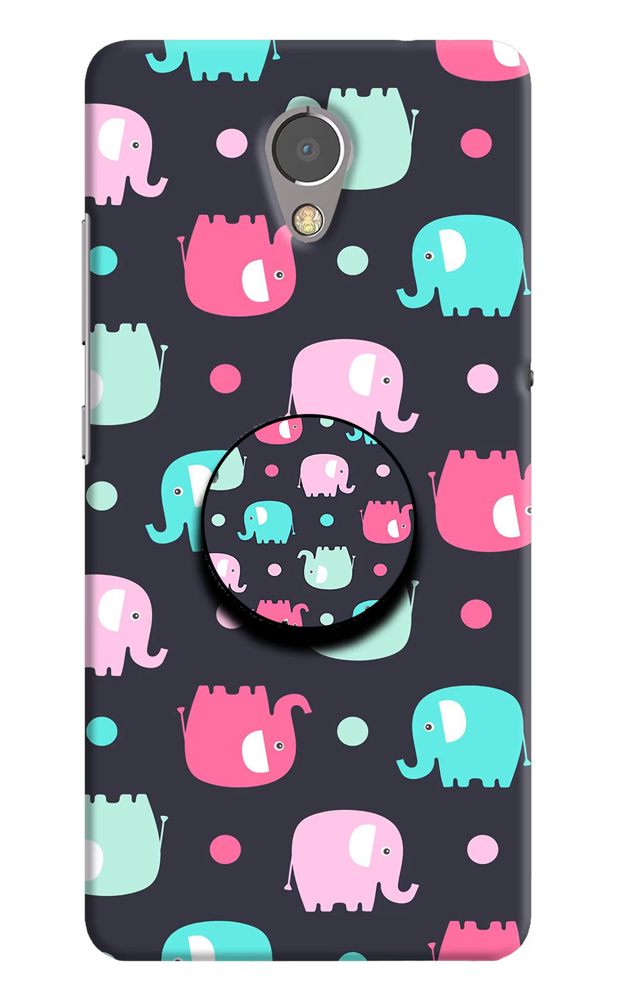 Baby Elephants Lenovo P2 Pop Case - Baby Elephants Lenovo P2 Pop Case by Casekaro Baby Elephants Lenovo P2 Pop Case by Casekaro