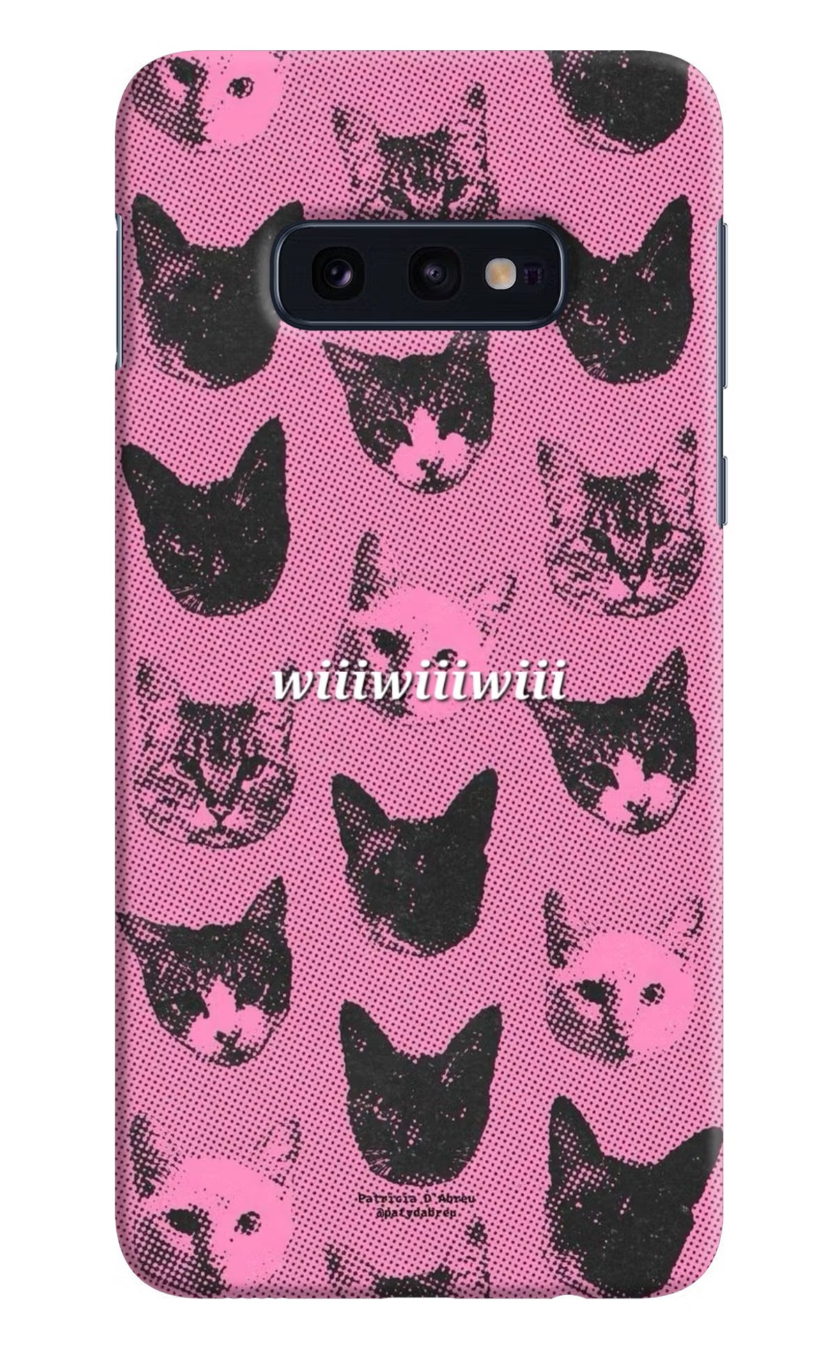 Pink Cats Samsung S10E Back Cover - Pink Cats Samsung S10E Back Cover Pink Cats Samsung S10E Back Cover