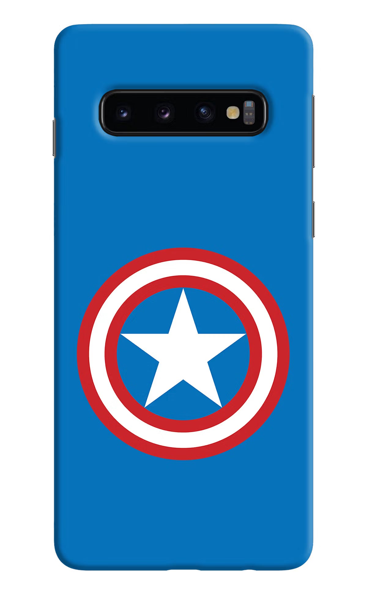 Captain America Logo Samsung S10 Back Cover - Captain America Logo Samsung S10 Hard Case Back Cover by Casekaro Captain America Logo Samsung S10 Hard Case Back Cover by Casekaro