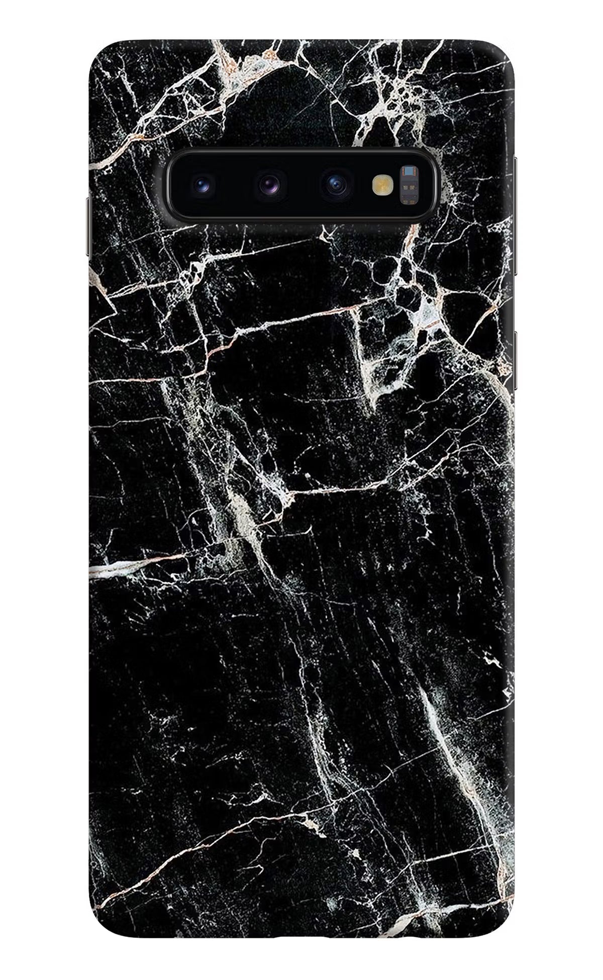 Black Marble Texture Samsung S10 Back Cover - Black Marble Texture Samsung S10 Hard Case Back Cover by Casekaro Black Marble Texture Samsung S10 Hard Case Back Cover by Casekaro