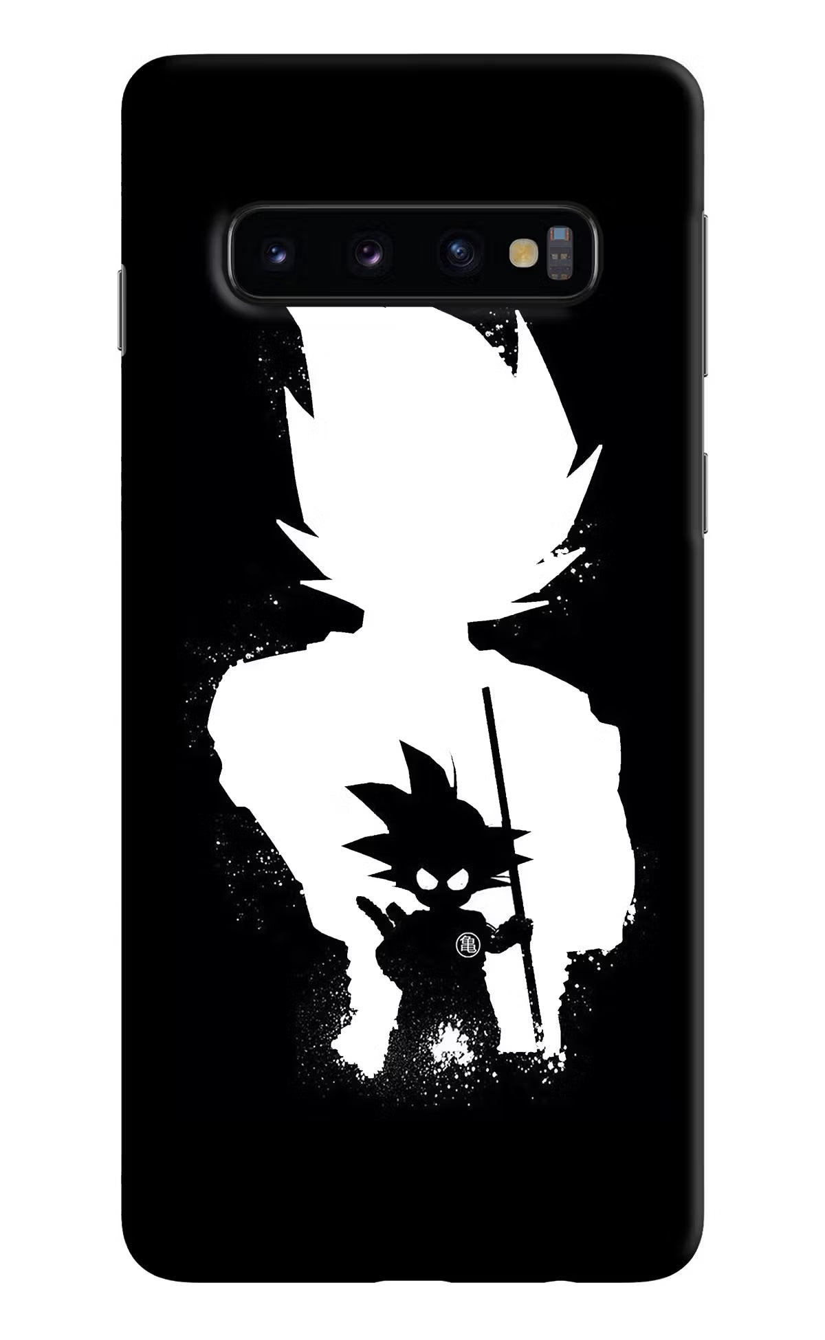 Goku Shadow Samsung S10 Back Cover - Goku Shadow Samsung S10 Hard Case Back Cover by Casekaro Goku Shadow Samsung S10 Hard Case Back Cover by Casekaro