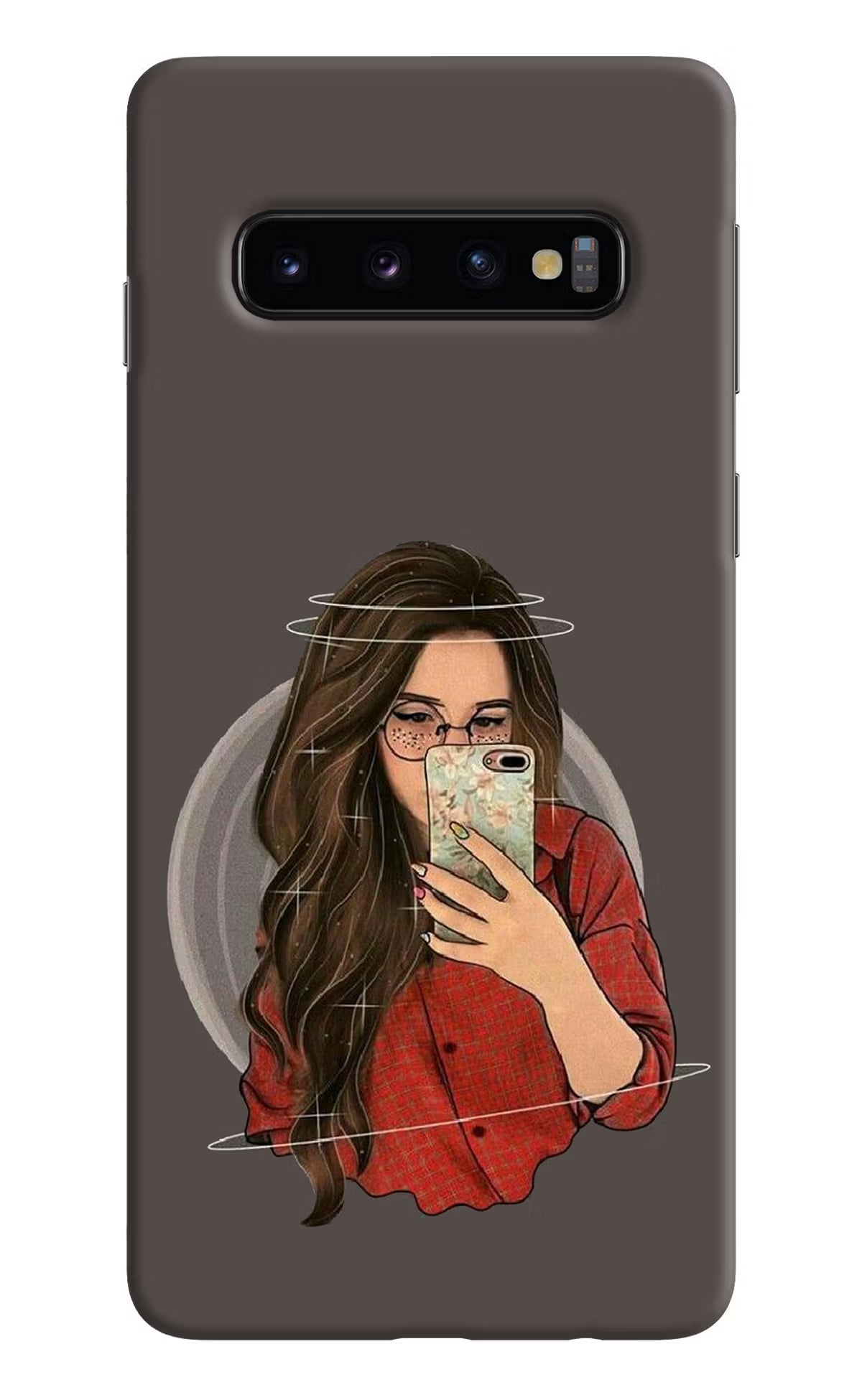 Selfie Queen Samsung S10 Back Cover - Selfie Queen Samsung S10 Hard Case Back Cover by Casekaro Selfie Queen Samsung S10 Hard Case Back Cover by Casekaro