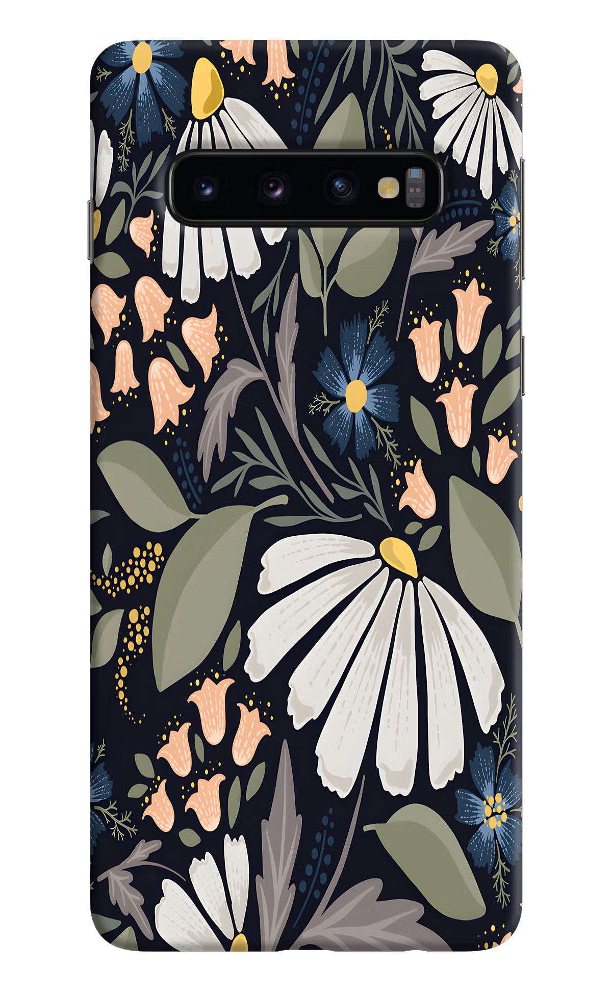 Flowers Art Samsung S10 Back Cover - Flowers Art Samsung S10 Hard Case Back Cover by Casekaro Flowers Art Samsung S10 Hard Case Back Cover by Casekaro