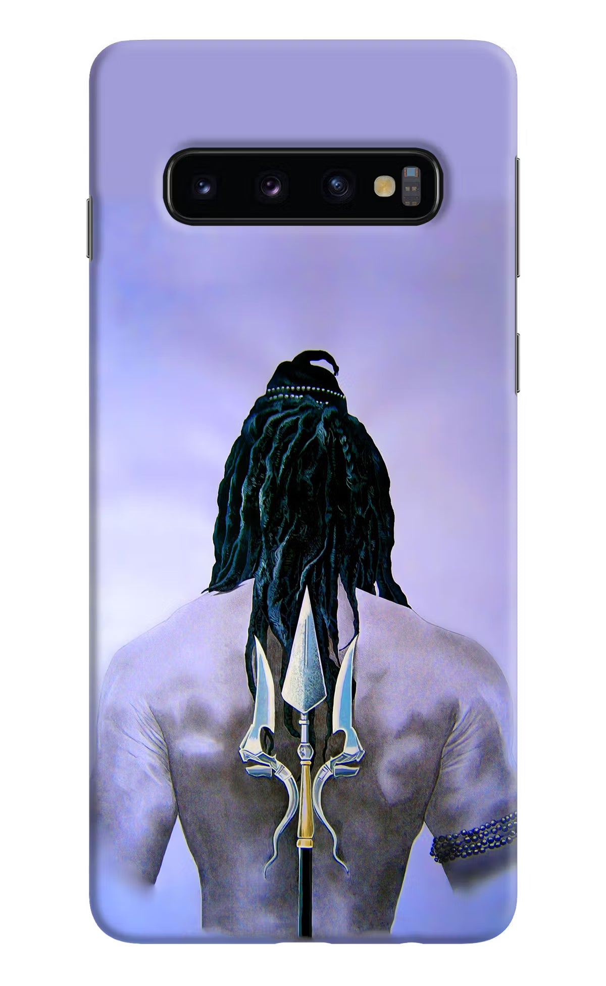 Shiva Samsung S10 Back Cover - Shiva Samsung S10 Hard Case Back Cover by Casekaro Shiva Samsung S10 Hard Case Back Cover by Casekaro