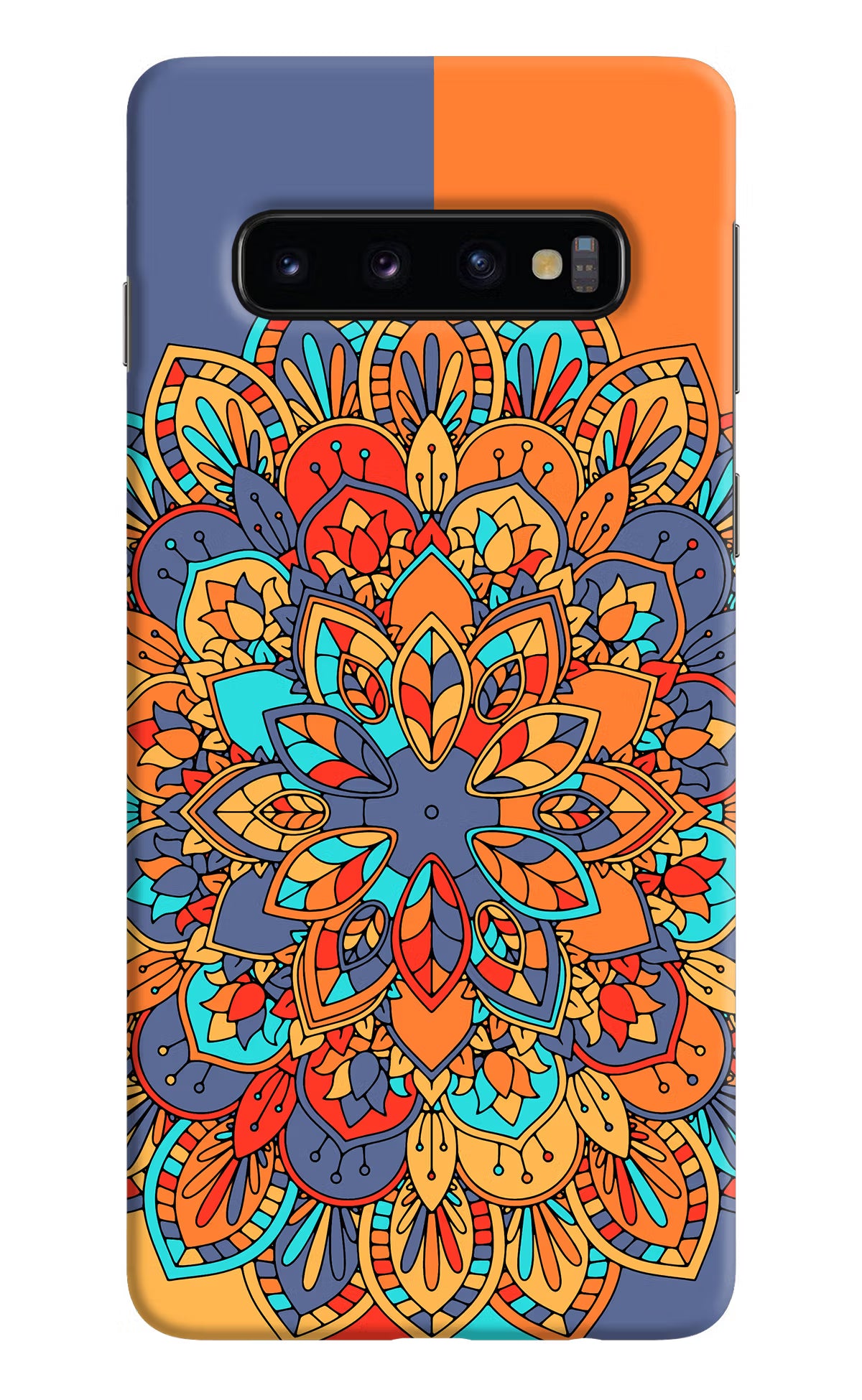 Color Mandala Samsung S10 Back Cover - Color Mandala Samsung S10 Hard Case Back Cover by Casekaro Color Mandala Samsung S10 Hard Case Back Cover by Casekaro